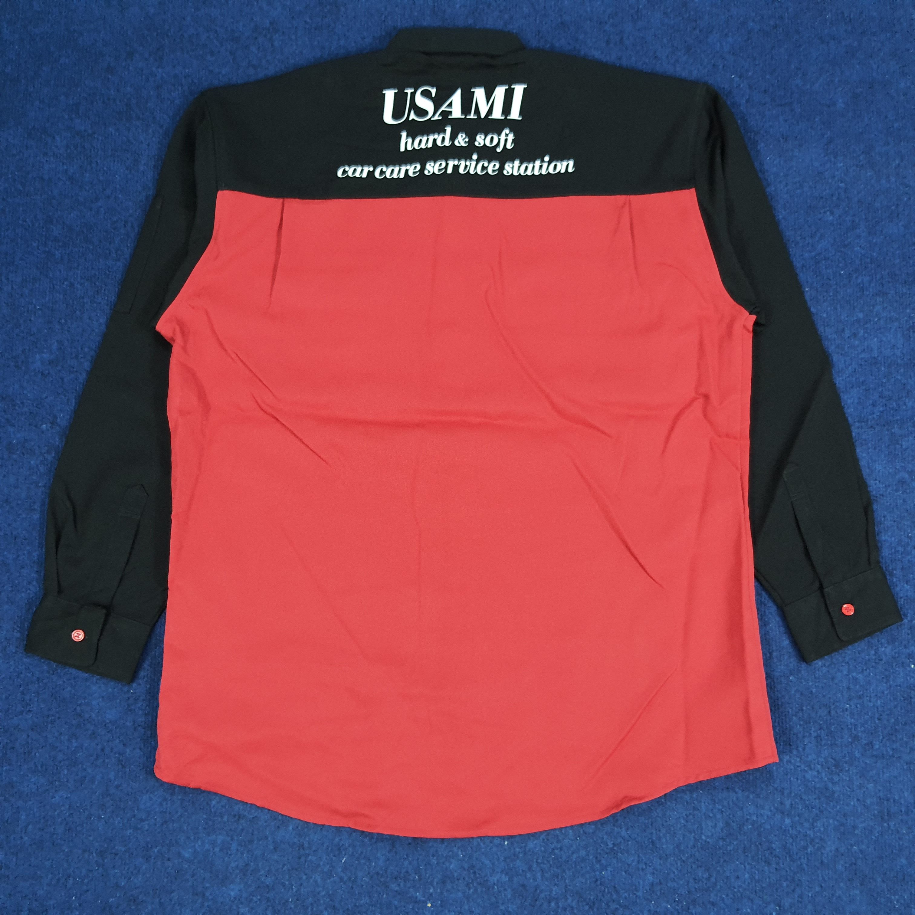 Vintage Vintage USAMI Car Service Station Staff Motorsports Shirt Size US L / EU 52-54 / 3 - 3 Thumbnail