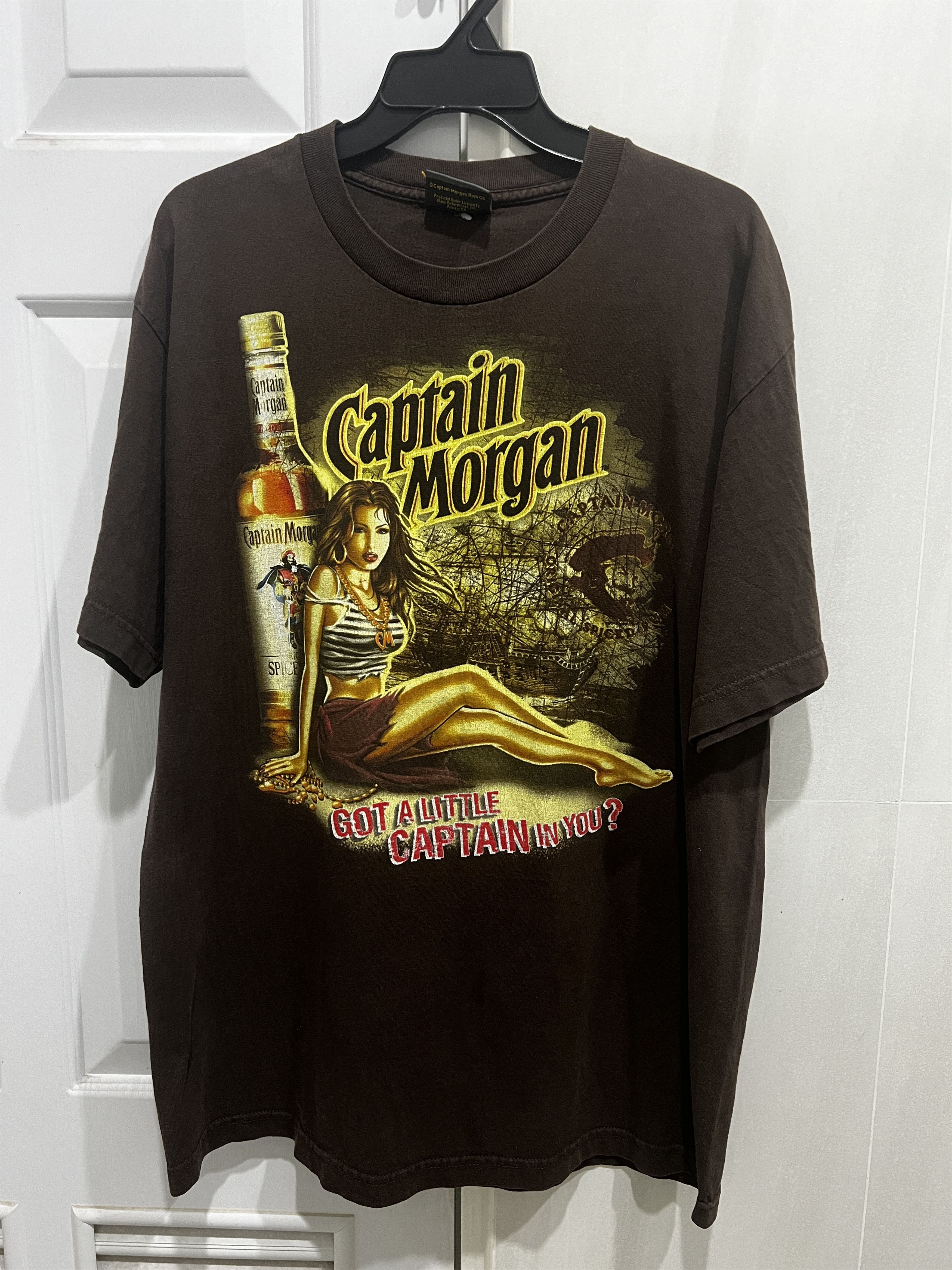 Japanese Brand × Vintage Vintage Captain Morgan Promo Tee Shirt Size US L / EU 52-54 / 3 - 1 Thumbnail