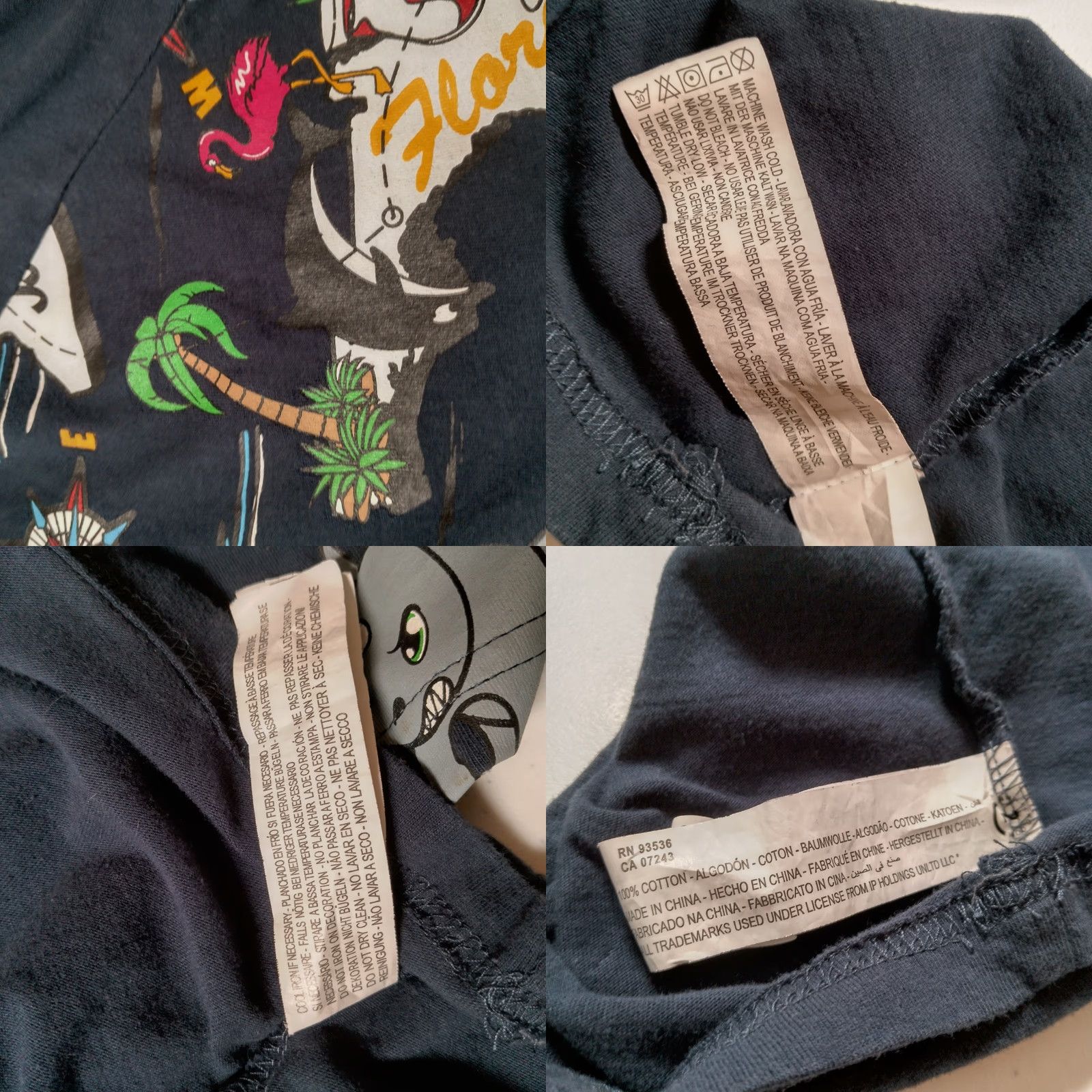 Ecko Unltd. ECKO UNLTD Shirt Men XXL Texas State Blue Cactus Rhino Graphic Streetwear T-Shirt Size US XXL / EU 58 / 5 - 9 Thumbnail