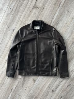 Reiss honne leather on sale jacket