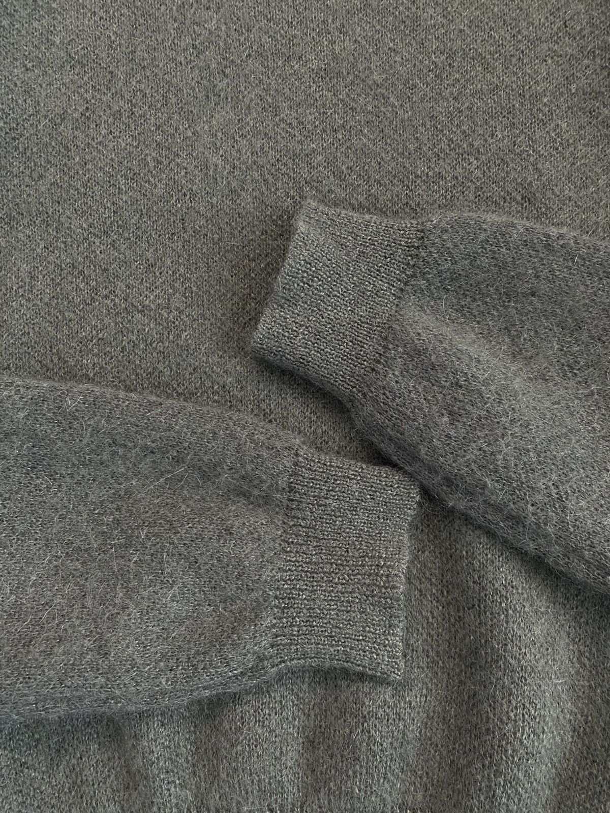 Saint Laurent Paris Saint Laurent - 2014 Mohair Sweater Green Size US M / EU 48-50 / 2 - 3 Thumbnail