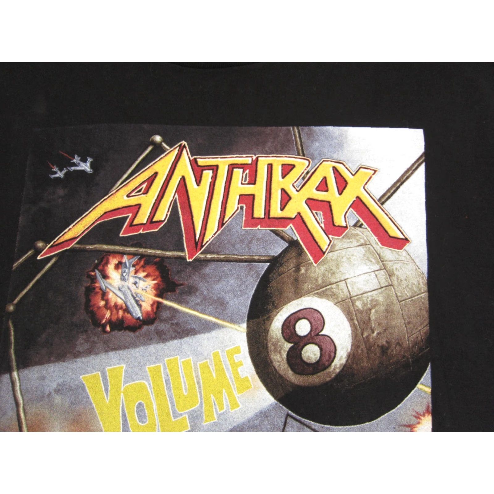 Vintage VINTAGE Anthrax Shirt Mens Large Black Tour of Terror 90s Metal Band Tour Tee 8 Size US L / EU 52-54 / 3 - 3 Thumbnail