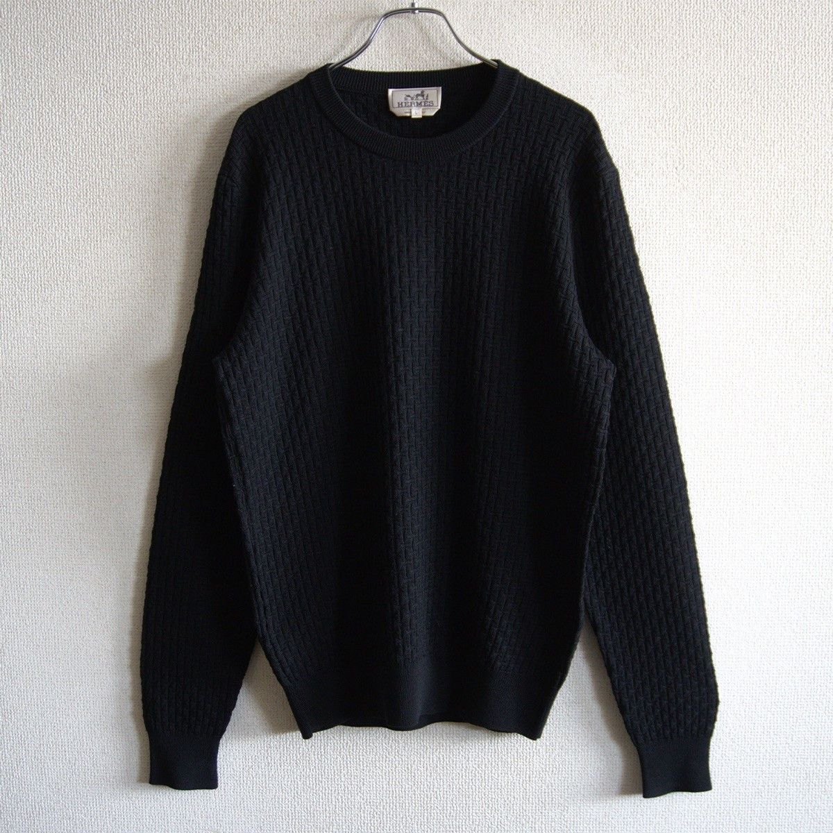 Hermes HERMES H-Pattern Jacquard Wool Knit Made in Italy Size L Size US L / EU 52-54 / 3 - 1 Thumbnail