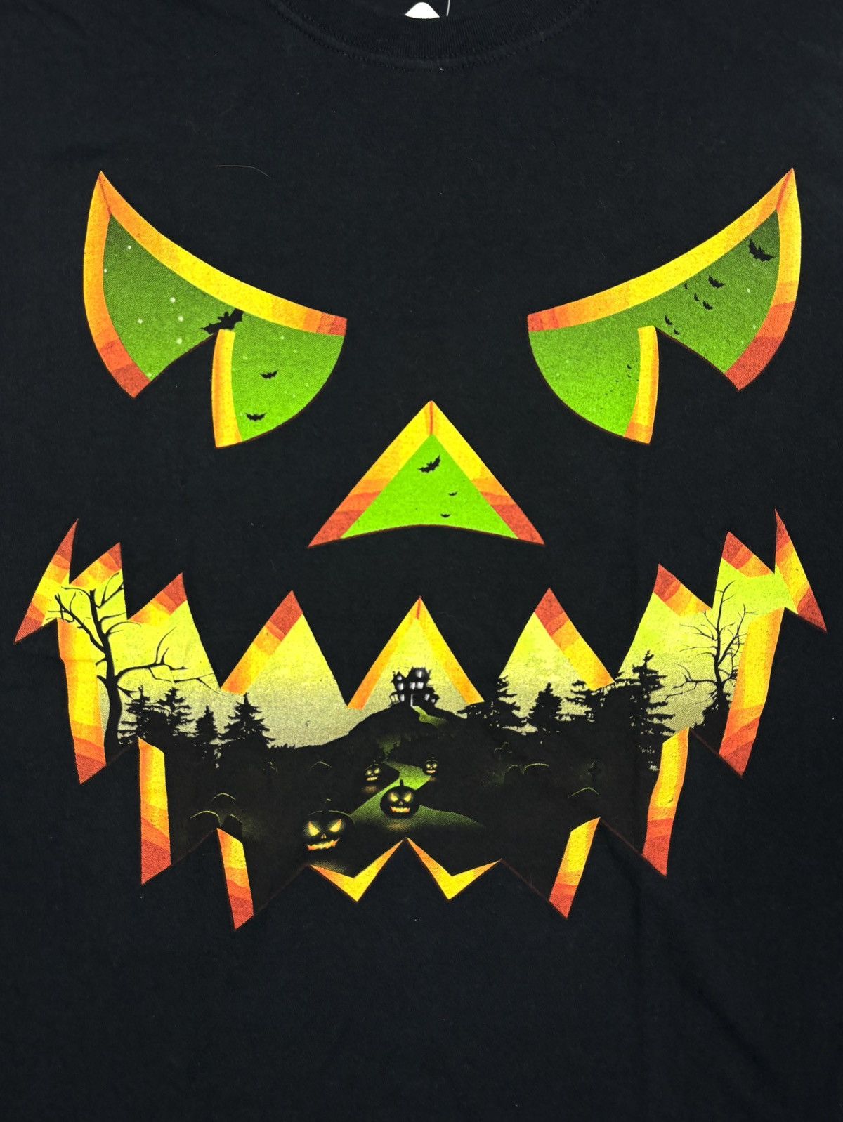 Vintage Vintage Y2K Halloween Tee – Big Pumpkin Graphic Size US XL / EU 56 / 4 - 1 Thumbnail
