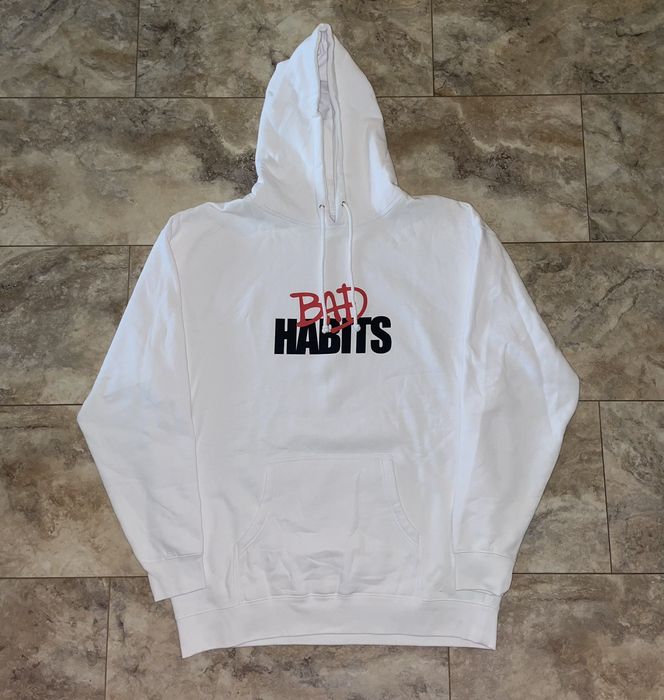 Bad habits discount vlone hoodie white