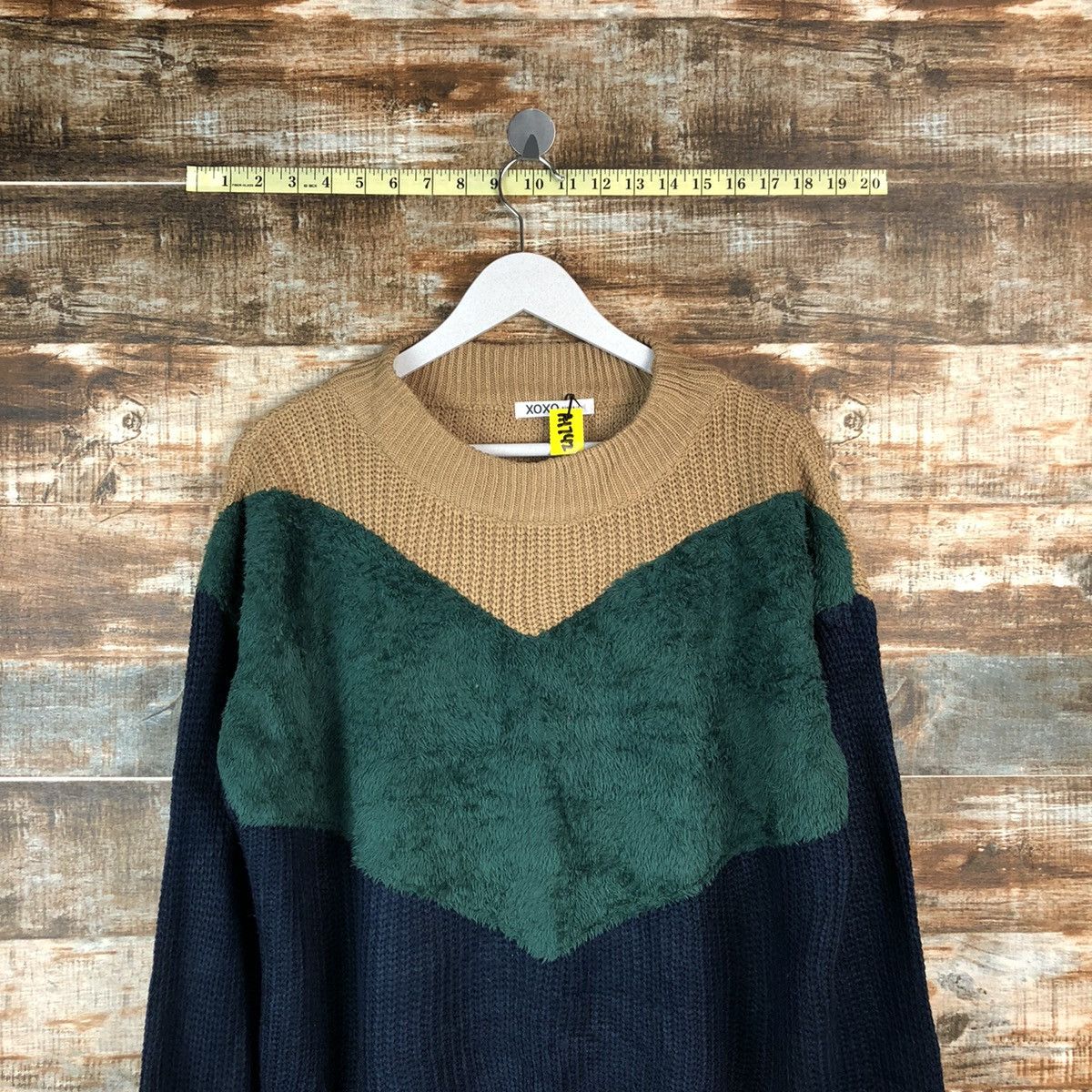 Japanese Brand Xoxo kiskis Brown Knitwear sweatshirt #A1742 Size M / US 6-8 / IT 42-44 - 2 Thumbnail