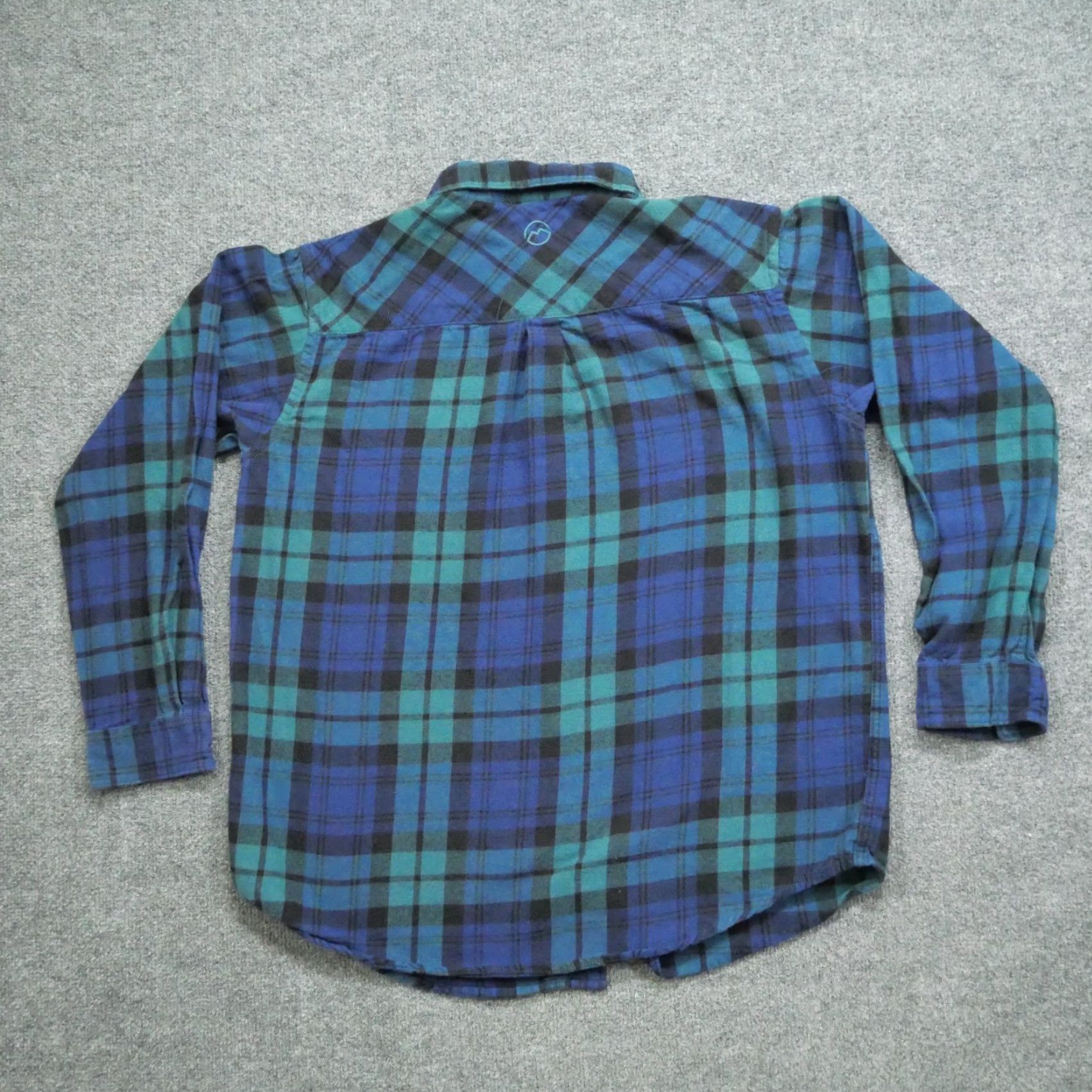 Vintage Magellan Shirt Mens L Blue Flannel Button Up Classic Fit Plaid Workwear Casual Long Sleeve Collared Button-Up Size US L / EU 52-54 / 3 - 7 Thumbnail