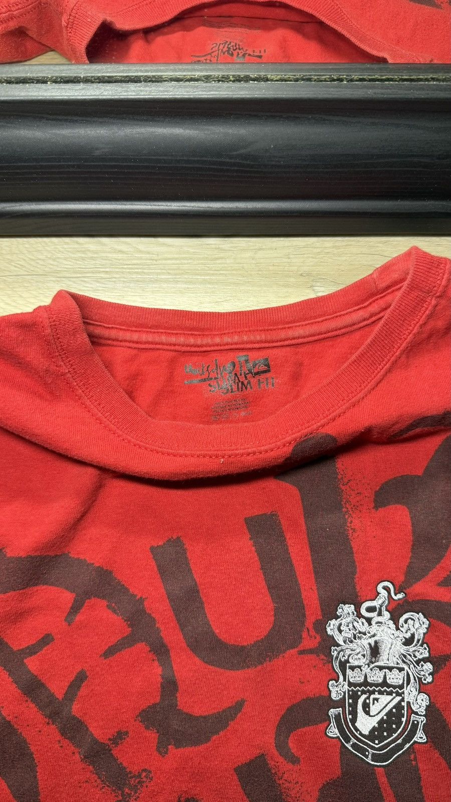 Quiksilver Y2K 2000s Quicksilver Old English Spellout Shirt Size US L / EU 52-54 / 3 - 4 Thumbnail