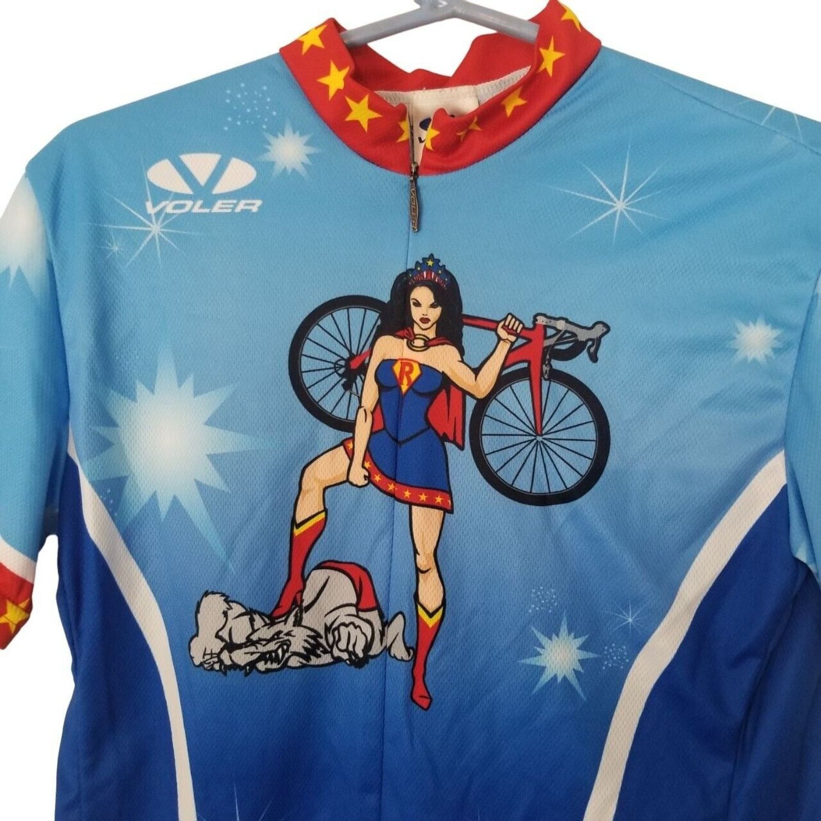 Poler Voler Bonneville Super Red Riding Hood 2010 Cycle Jersey L Size US L / EU 52-54 / 3 - 2 Thumbnail