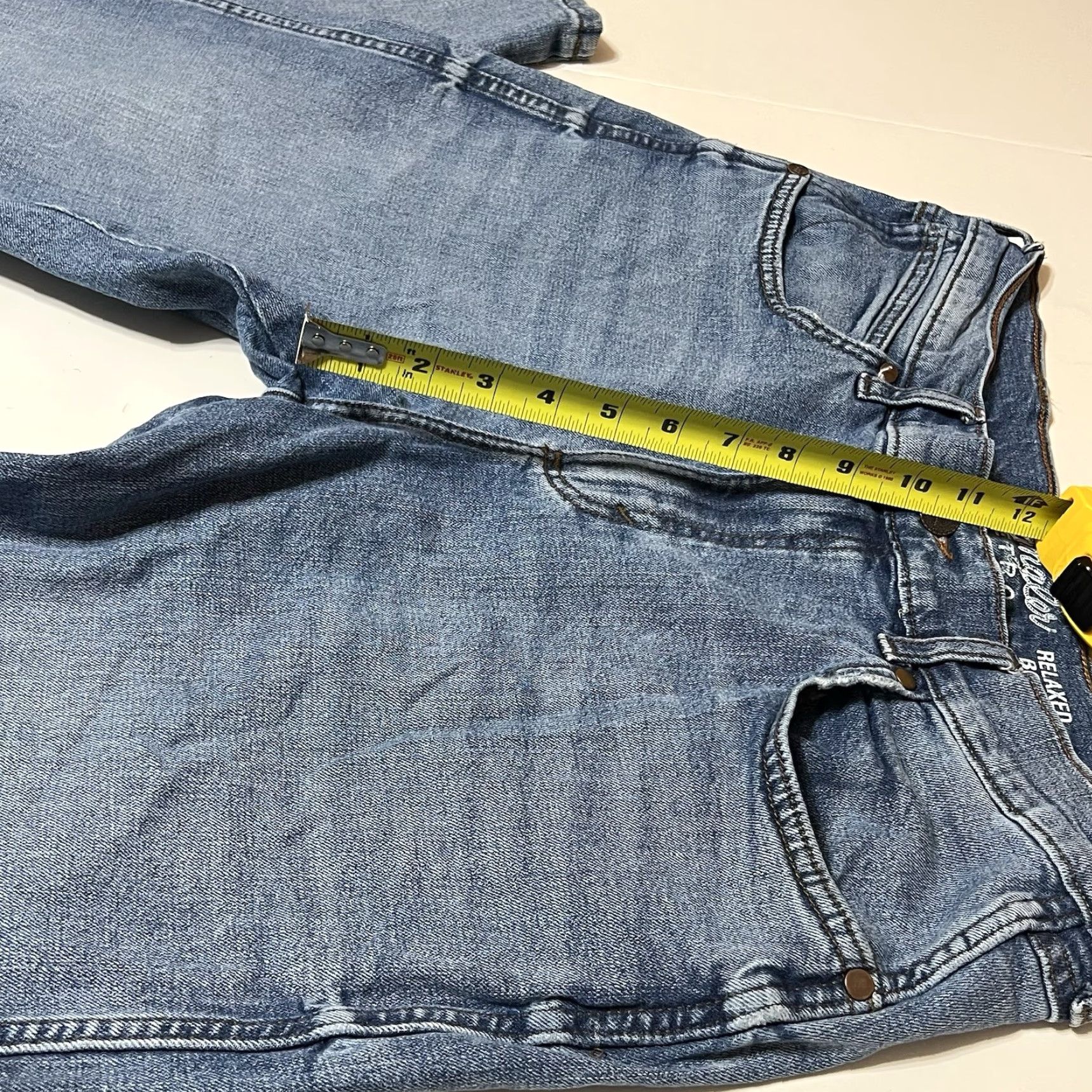 Wrangler Wrangler Retro Jeans Mens Boots Cut 32X29 Blue Denim Western Cowboy Relaxed Bootcut Size US 32 / EU 48 - 4 Thumbnail