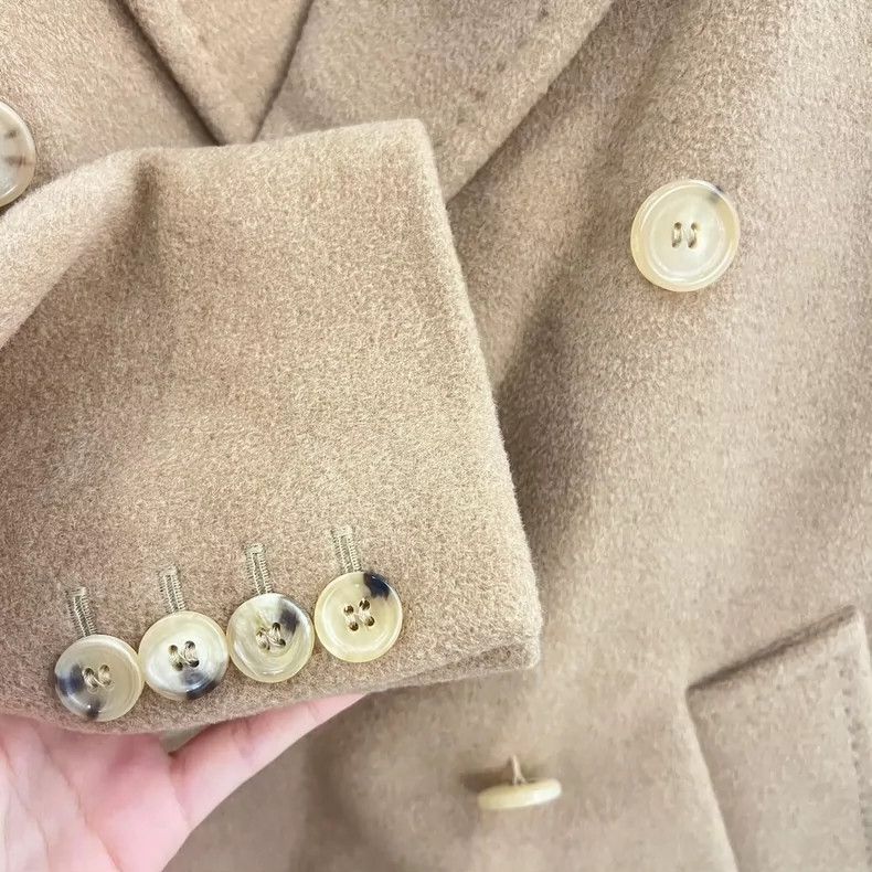 Max Mara Max Mara 101801 Collection Short Double Breasted Coat Size M / US 6-8 / IT 42-44 - 6 Thumbnail