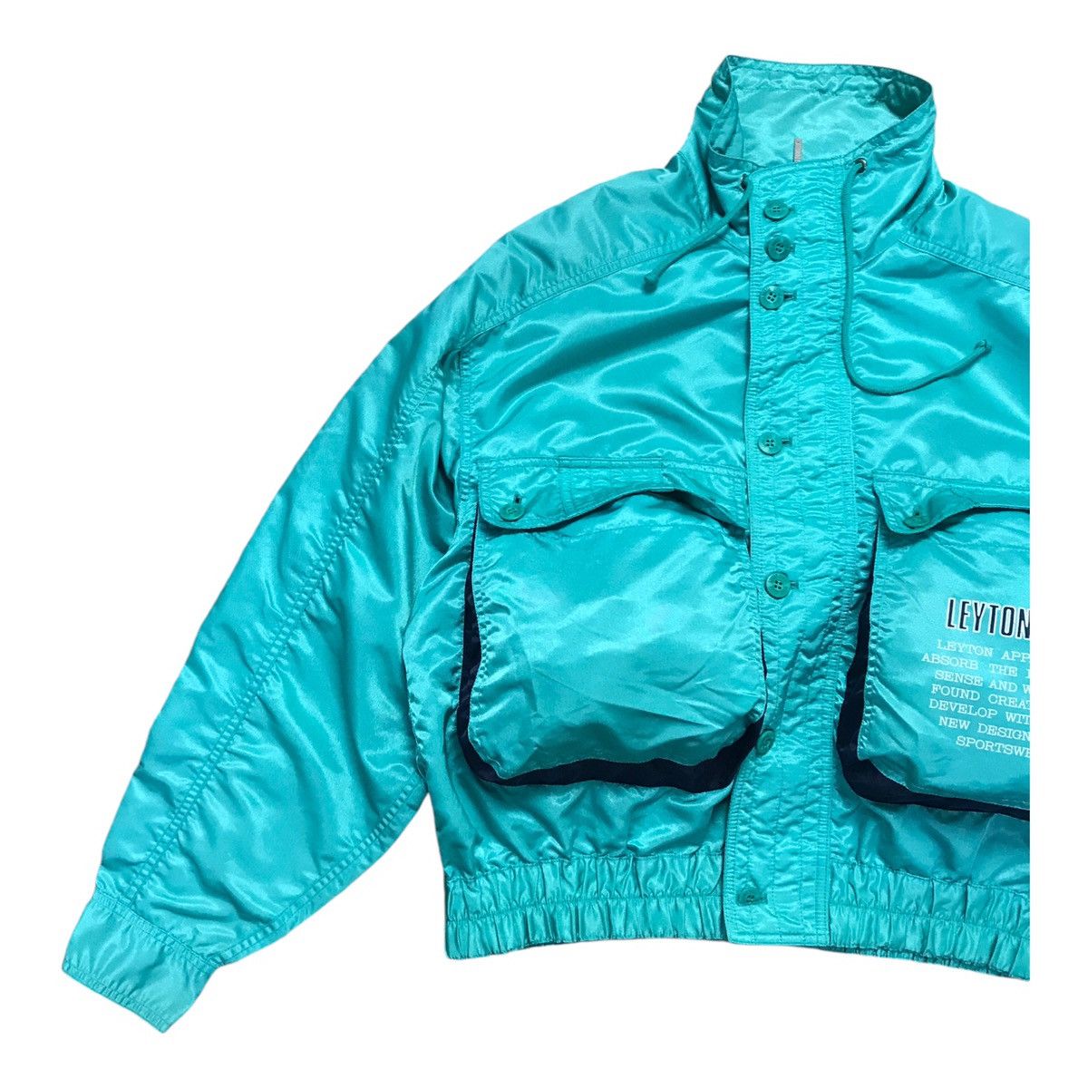 Sports Specialties × Vintage Leyton House Racing Team Bomber Puffy Pocket Jacket Size US L / EU 52-54 / 3 - 4 Thumbnail