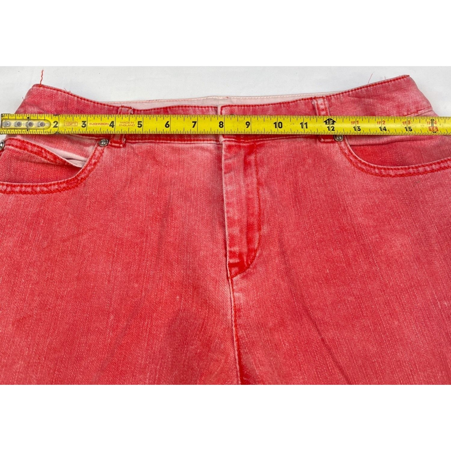 Other Chicos Platinum Denim Women's Pink Jeans Cropped Size 32 x 2 Size 32" / US 10 / IT 46 - 5 Thumbnail
