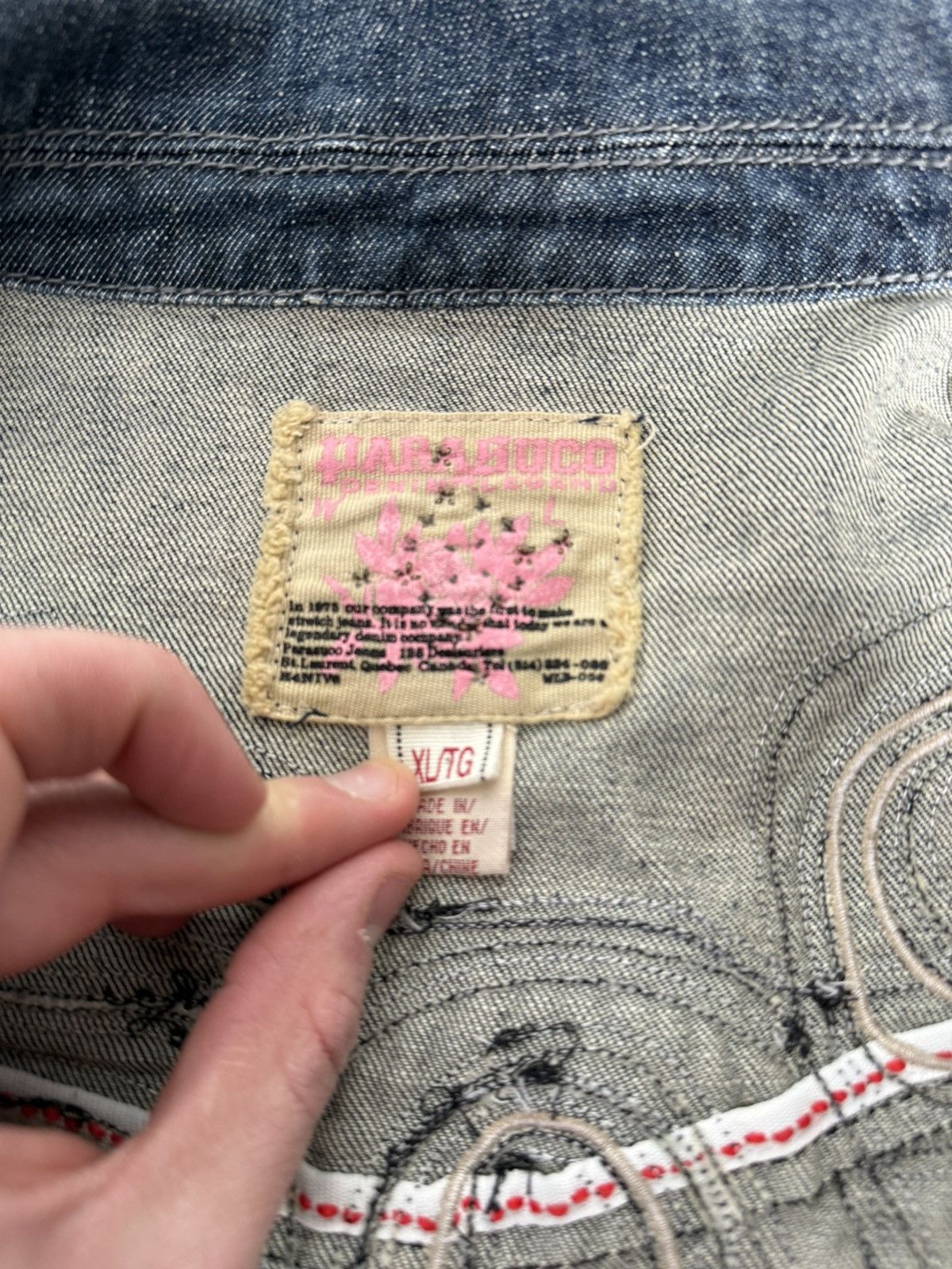 Parasuco Y2K Parasuco Embroidered Denim Jacket Size XL / US 12-14 / IT 48-50 - 8 Thumbnail