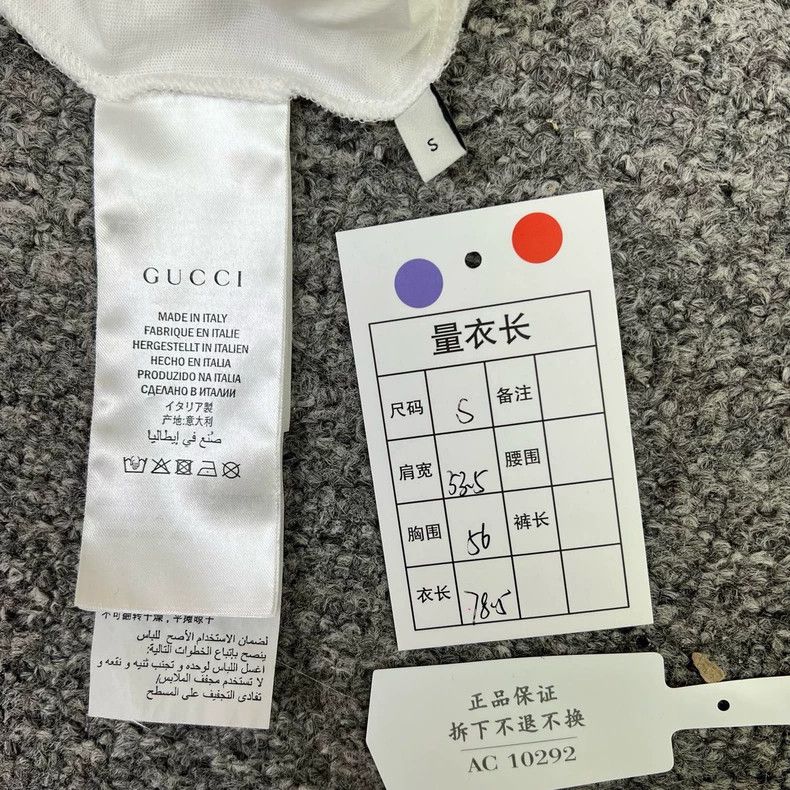 Gucci Gucci Letter floral print short sleeves Size US S / EU 44-46 / 1 - 5 Thumbnail