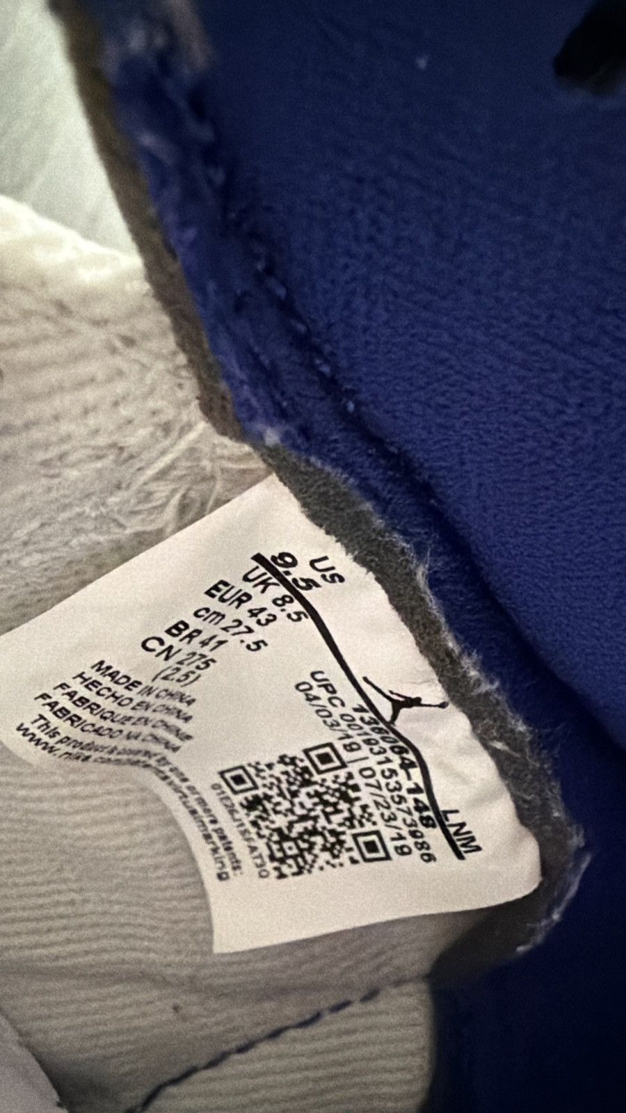 Nike Jordan 3 Retro Knicks Size US 9.5 / EU 42-43 - 8 Thumbnail