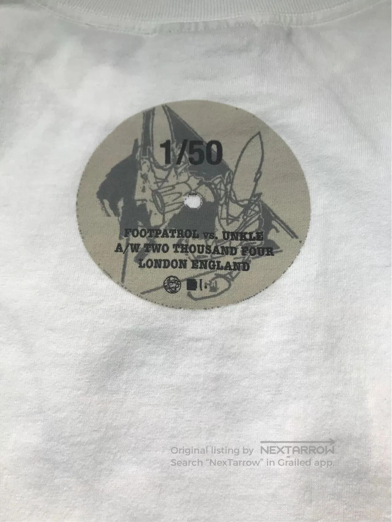 Footpatrol Footpatrol X UNKLE Short Sleeve Tee. Size US M / EU 48-50 / 2 - 3 Thumbnail