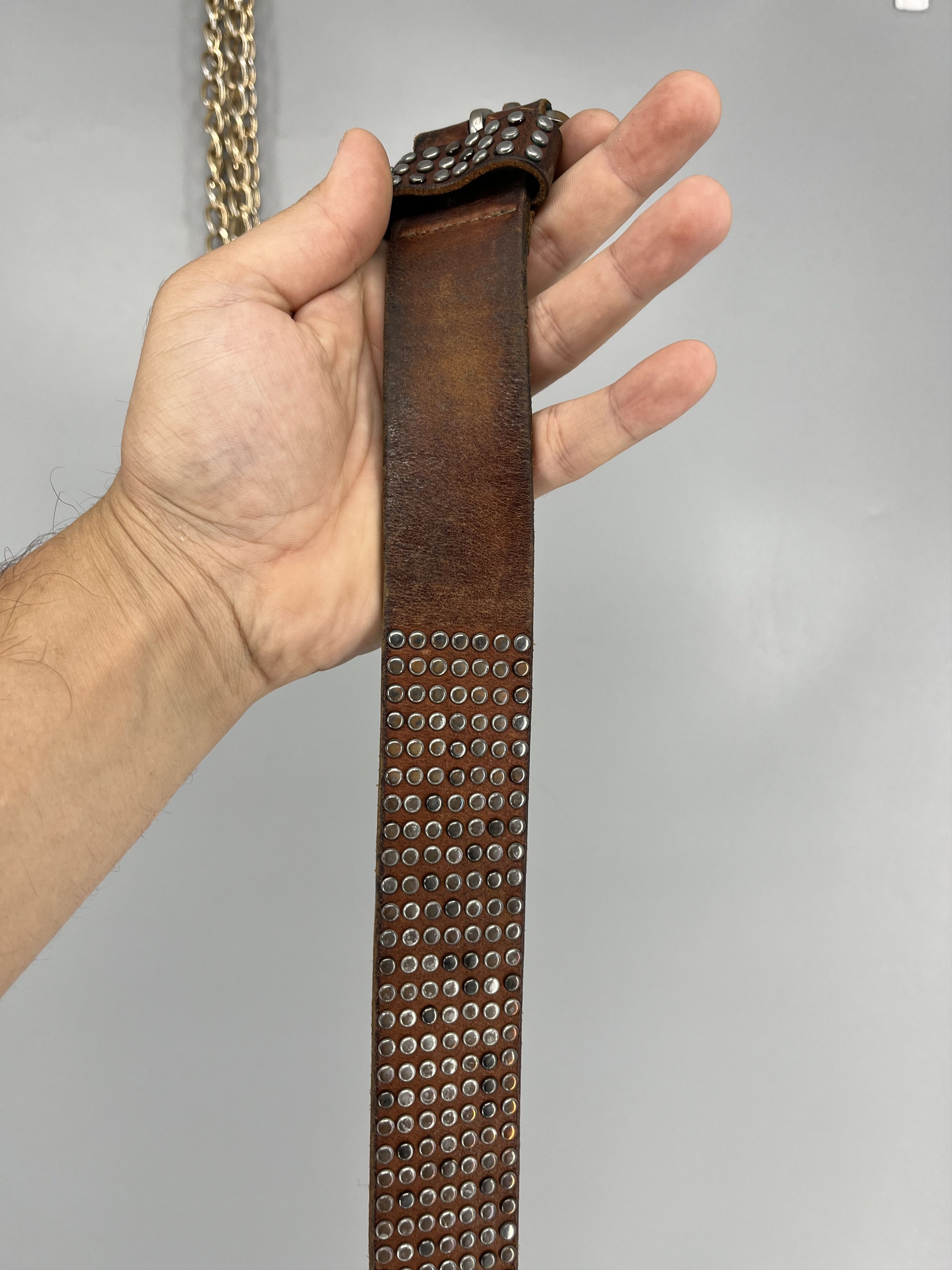 Japanese Brand Vintage 90s Punk Belt Leather Band Rock Y2K 90s Y2K Size ONE SIZE - 3 Thumbnail