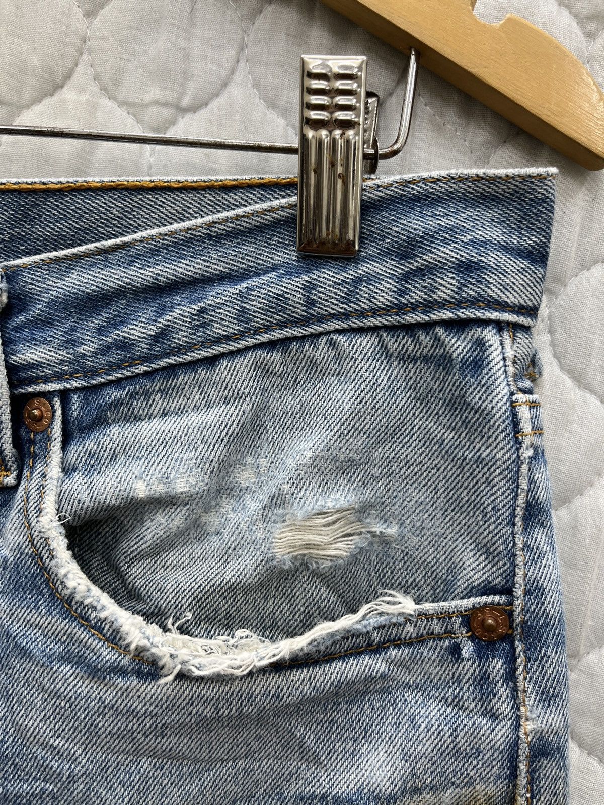 Levi's 🔥🔥🔥STEALS VTG LEVIS 501 SHORTS (CUSTOM) Size US 32 / EU 48 - 7 Thumbnail