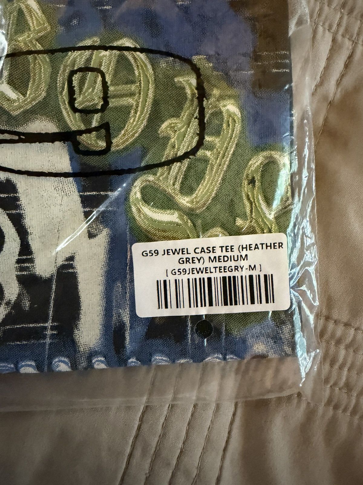 G59 Records G59 JEWEL CASE TEE (HEATHER GREY) Size US M / EU 48-50 / 2 - 6 Thumbnail