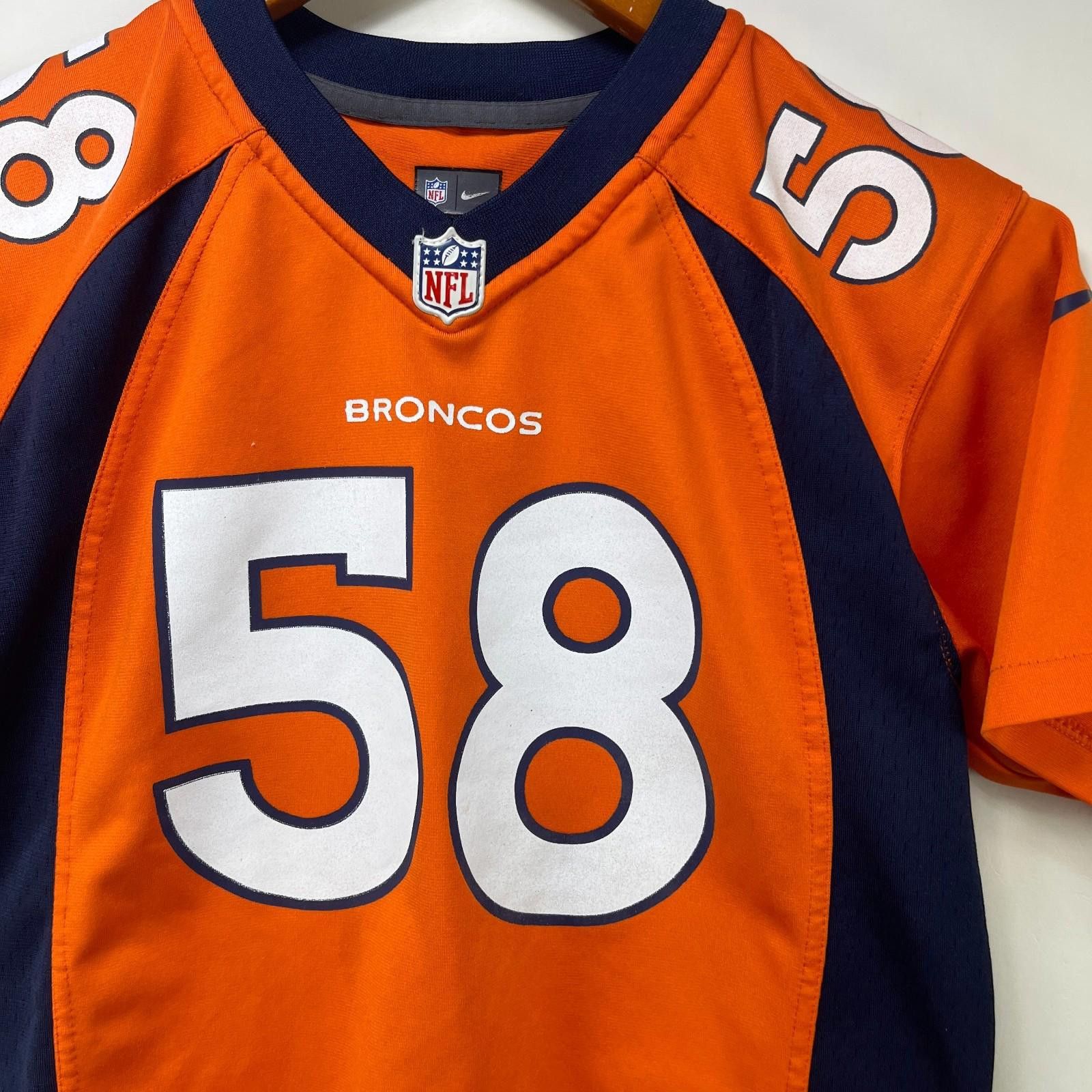 Nike Vintage Denver Broncos Miller Nike Jersey Youth Medium Size ONE SIZE - 2 Thumbnail