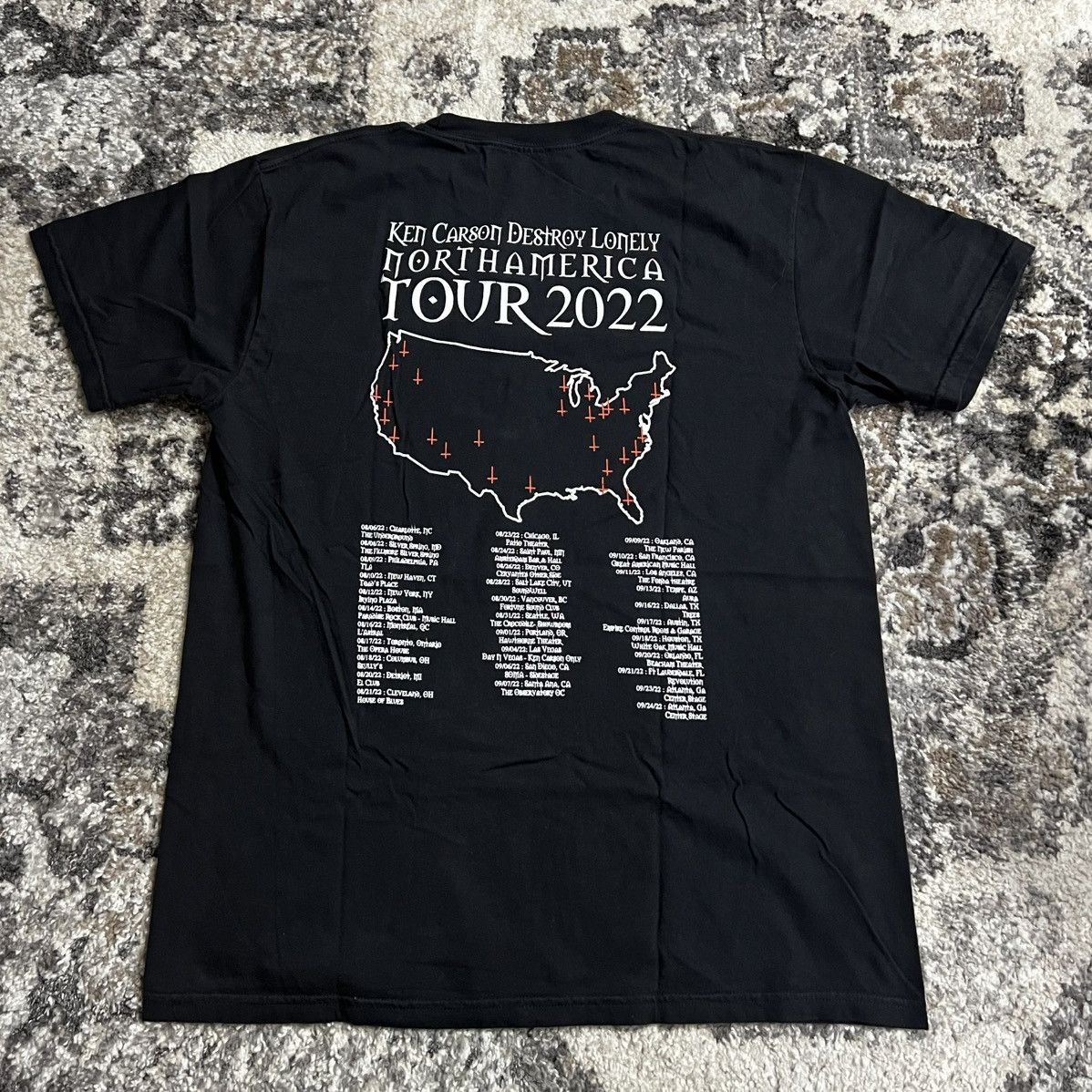 Ken Carson Ken Carson 2022 Tour Shirt Size US L / EU 52-54 / 3 - 2 Thumbnail