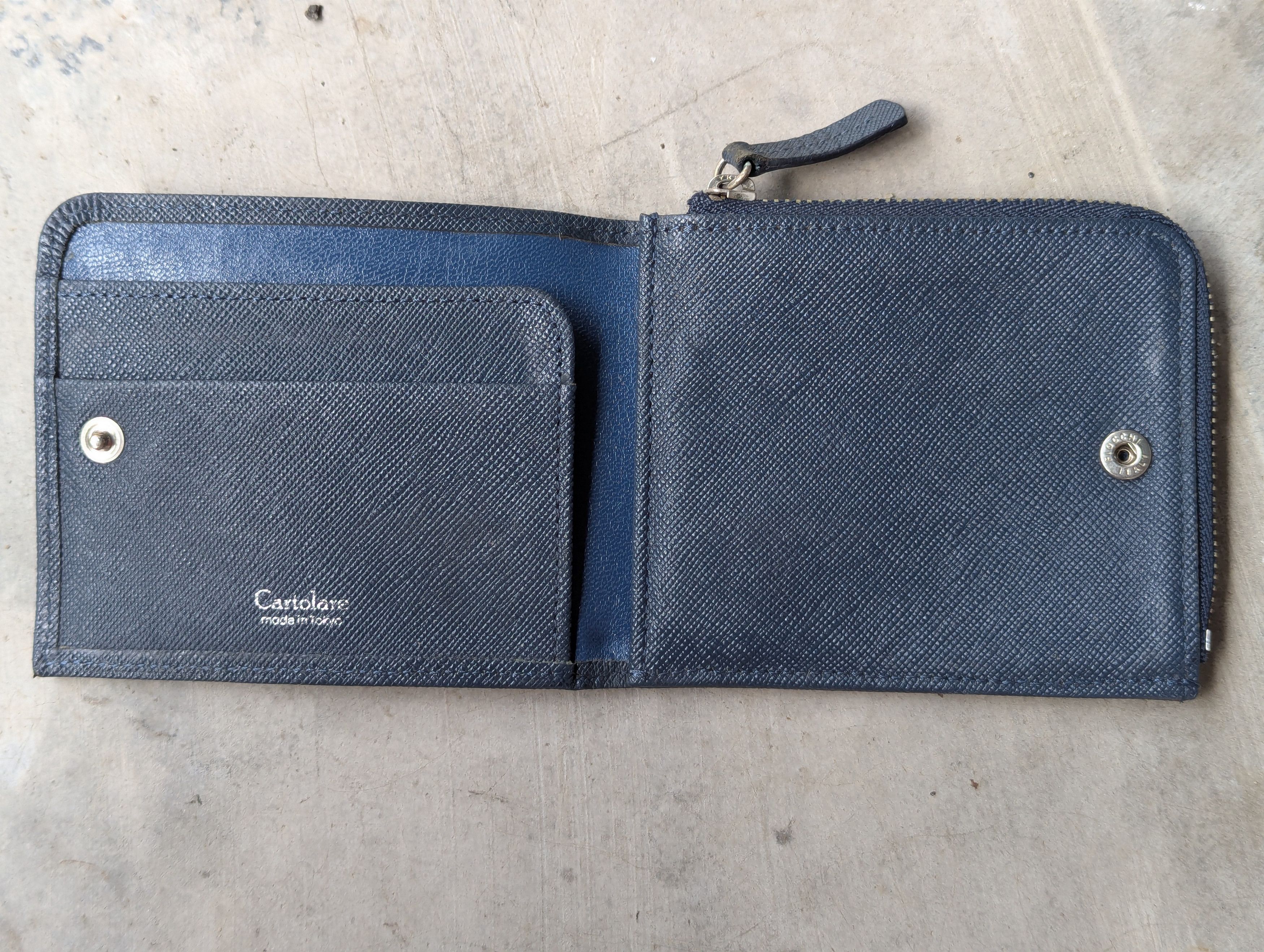 Japanese Brand Cartolare Zip Wallet Made in Tokyo Japanese Brand Size ONE SIZE - 3 Thumbnail