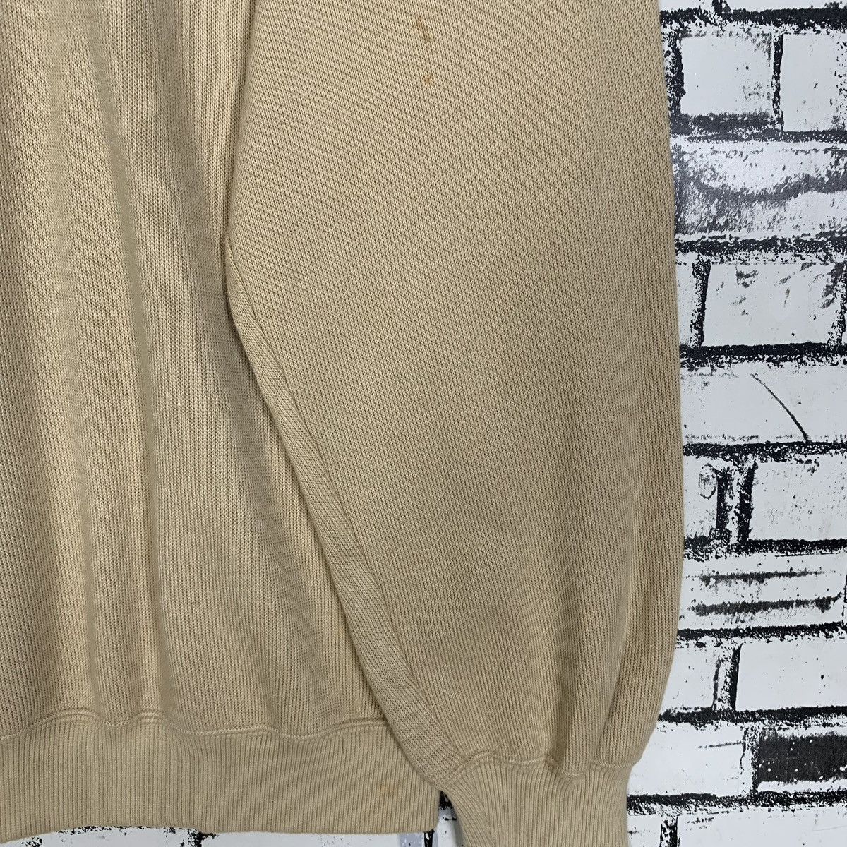 Designer × Gianni Valentino Vintage Designer Gianni Valentino Hulf Zip Sweatshirt Size US L / EU 52-54 / 3 - 8 Thumbnail