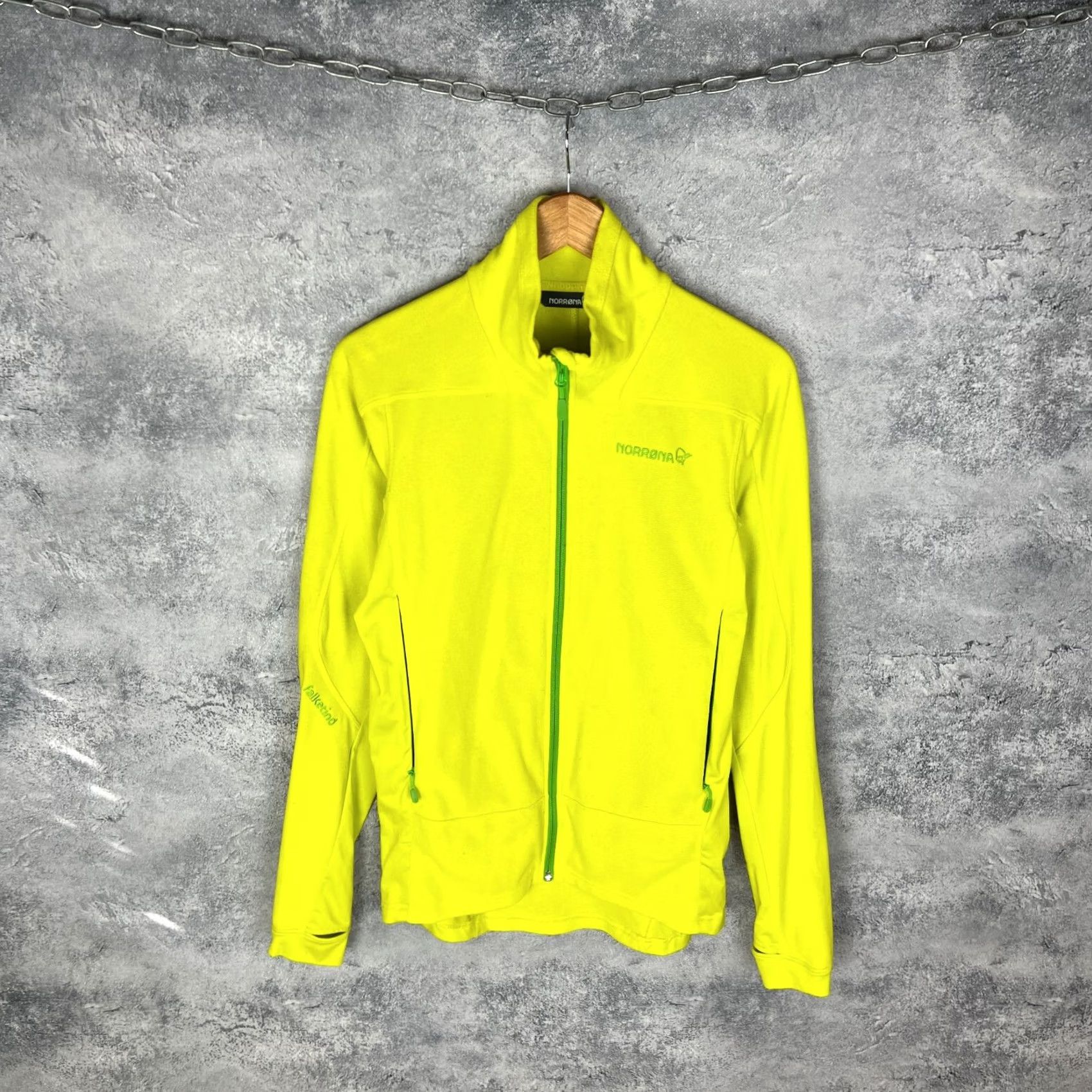 Vintage Norrona FALKETIND Warm1 Jacket Men S Yellow Polyester Jacket Size US S / EU 44-46 / 1 - 2 Thumbnail