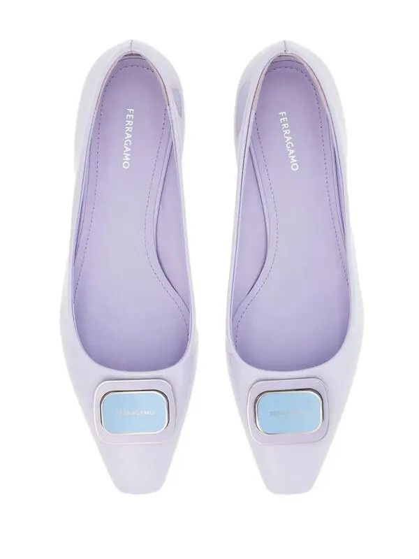 Salvatore Ferragamo o1s1rm0126 Vara Pumps in Purple Size US 11 / IT 41 - 4 Thumbnail