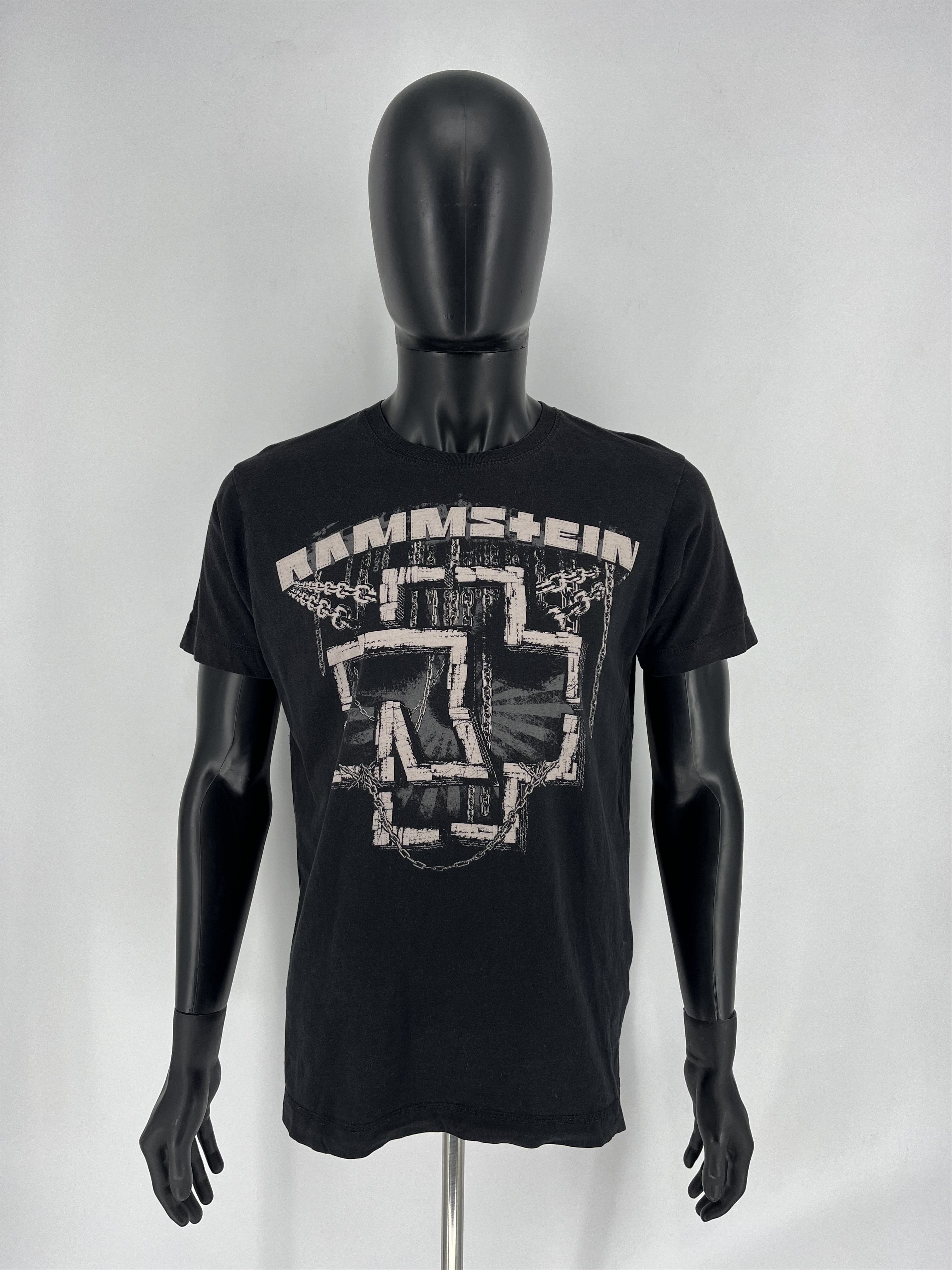 Band Tees × Vintage Vintage Y2K Rammstein Horror Print Band Rock Streetwear Size US L / EU 52-54 / 3 - 2 Thumbnail