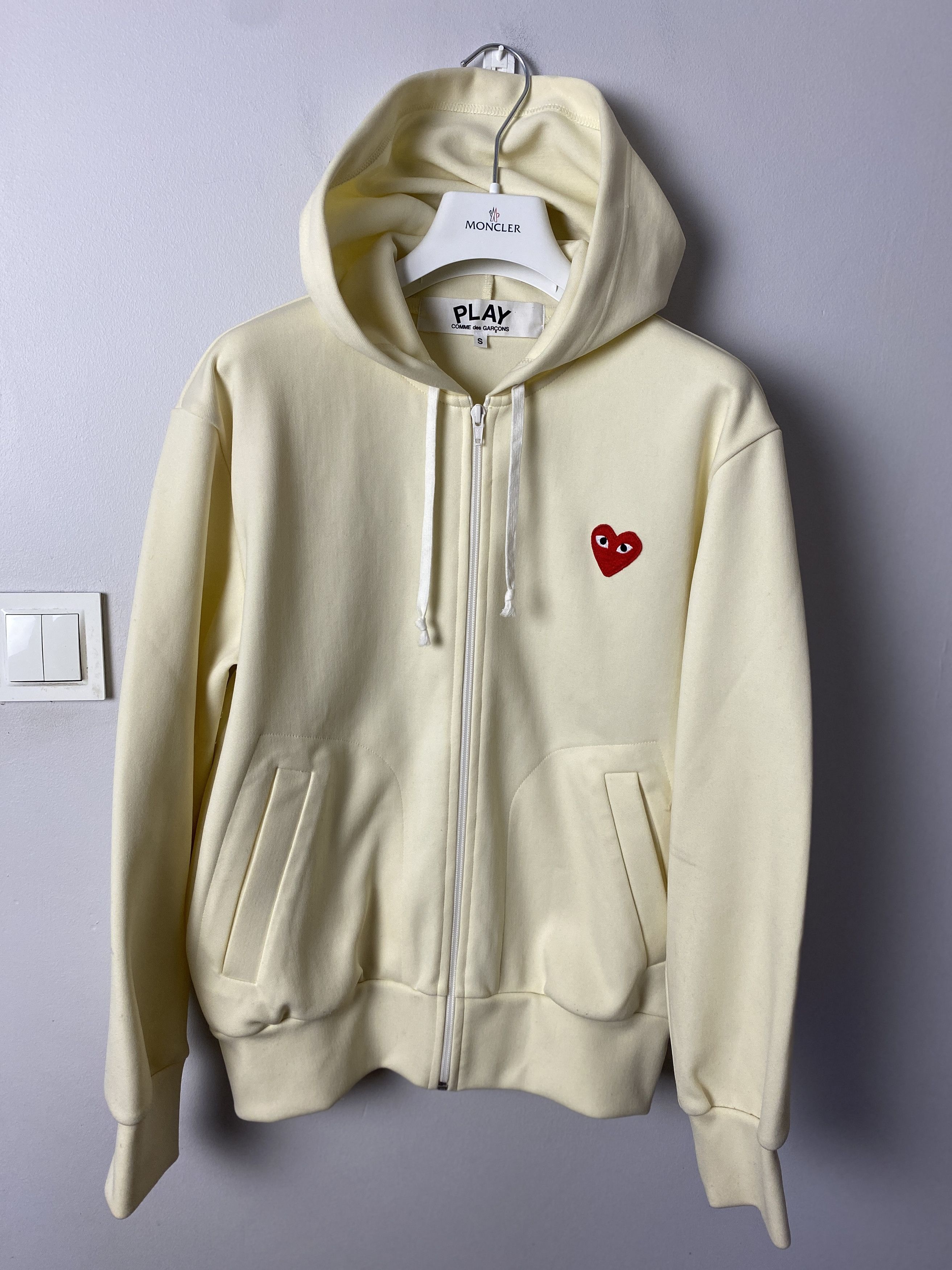 Comme Des Garcons Play Luxury Streetwear Comme des Garcons Play zip up hoodie Grailed