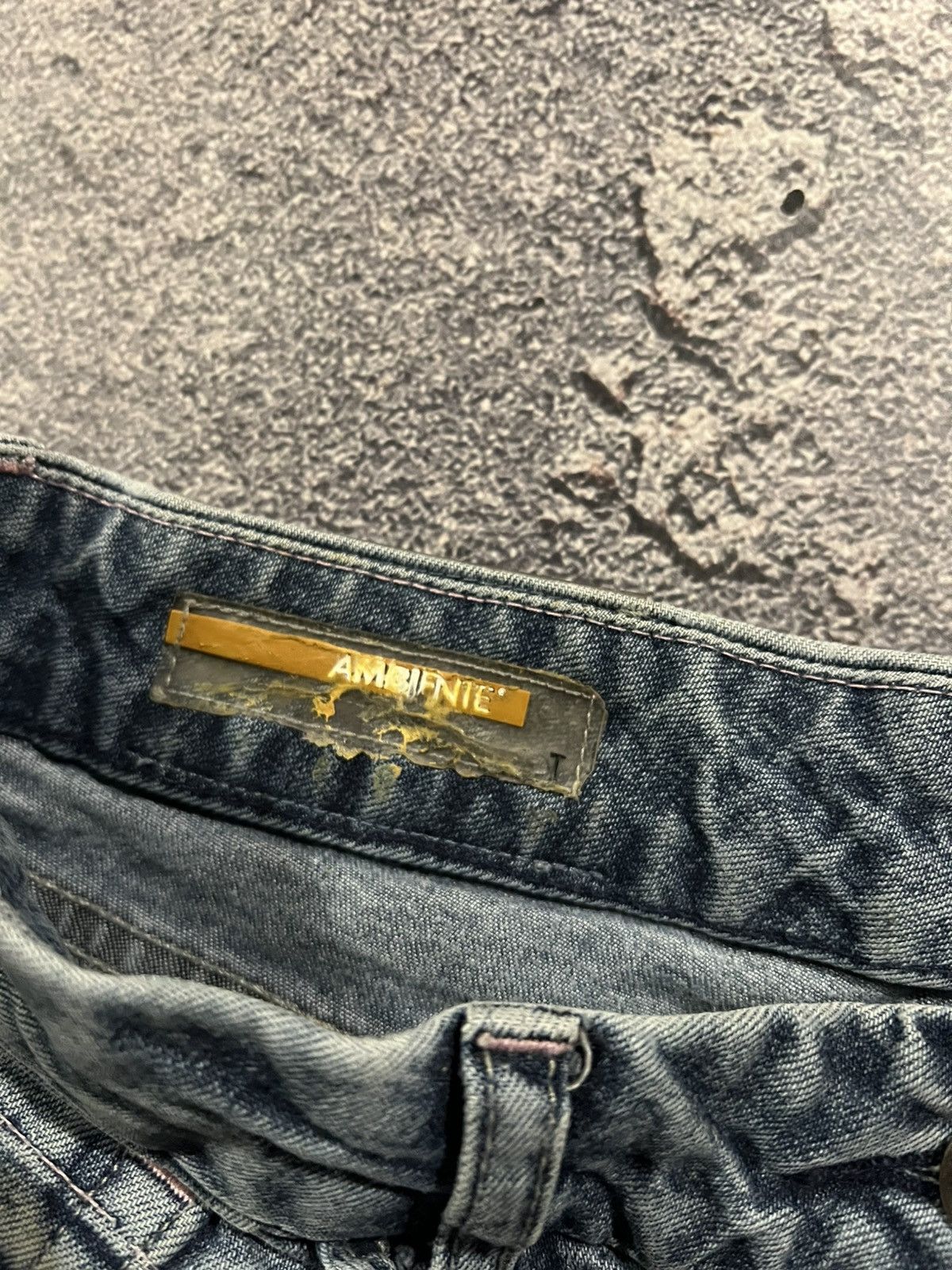 Japanese Brand RARE Flared Light Y2K Jeans / Swag Archive Style 90s Size US 30 / EU 46 - 8 Thumbnail