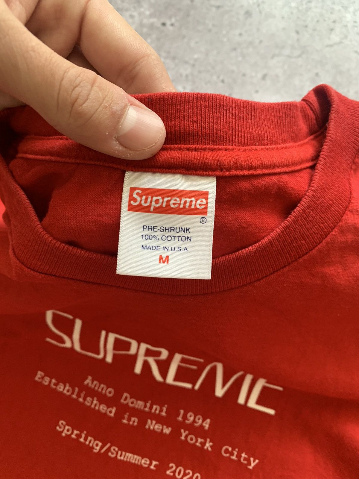 Supreme 🔥SUPREME ANNO DOMINI T-SHIRT TEE Size US M / EU 48-50 / 2 - 5 Thumbnail
