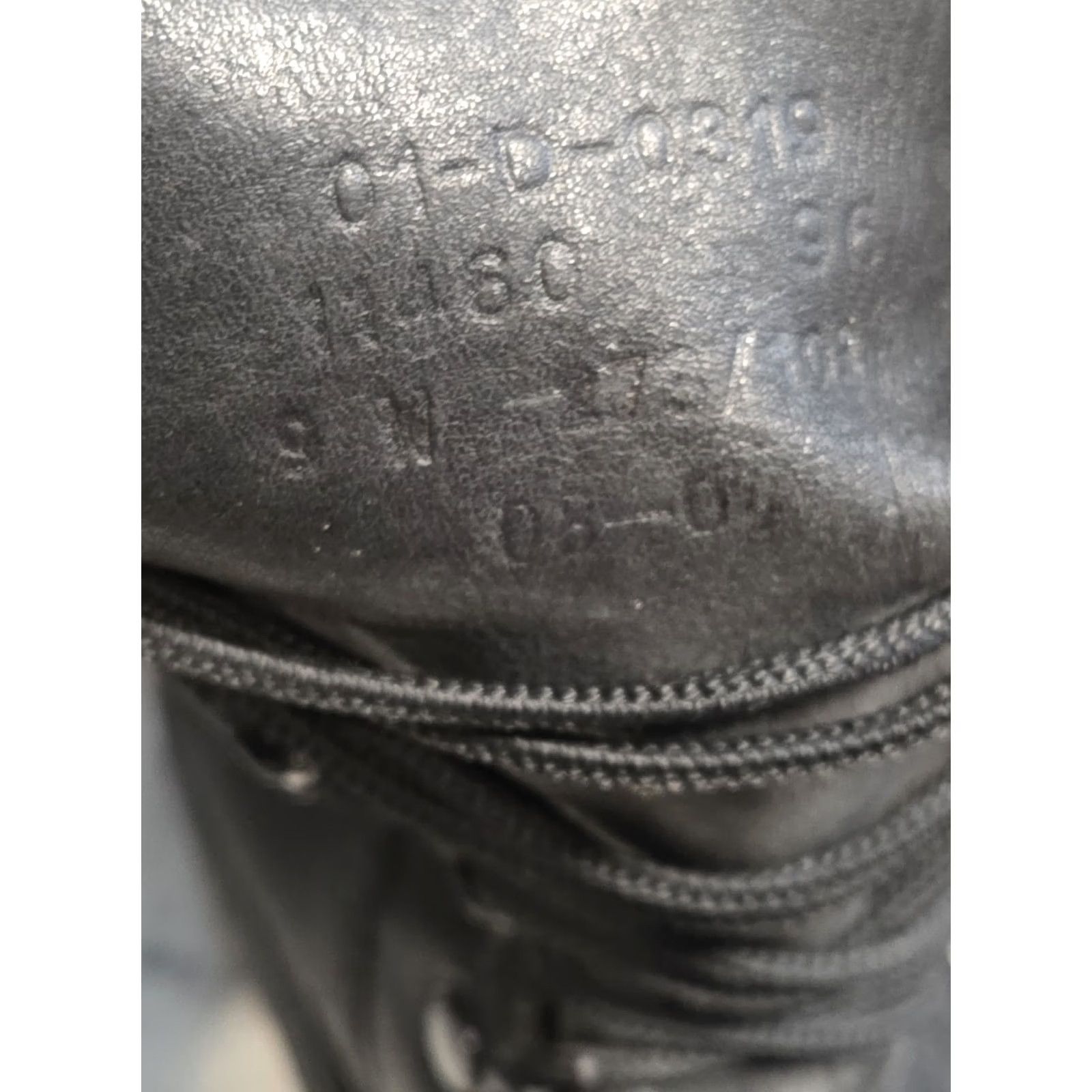 Vintage Bates Men's Black Combat Boots Size 9 W Gore-Tex Vibram Tactical Lace Up Leather Military Size US 9 / EU 42 - 4 Thumbnail