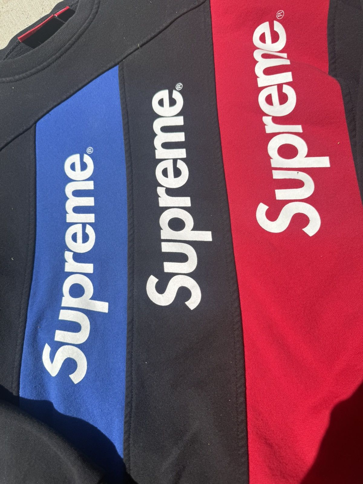 Supreme Supreme 2015 Athletic Split Crewneck. Size US L / EU 52-54 / 3 - 2 Thumbnail