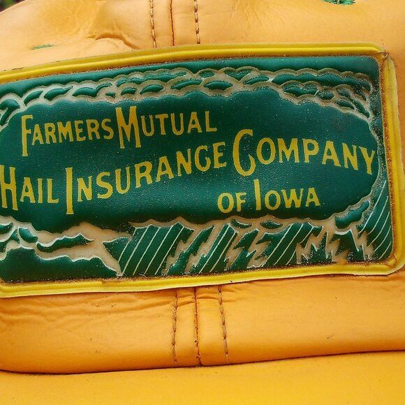 Vintage Vintage Farmers Mutual Hail Insurance Company Hat Cap Size ONE SIZE - 2 Thumbnail