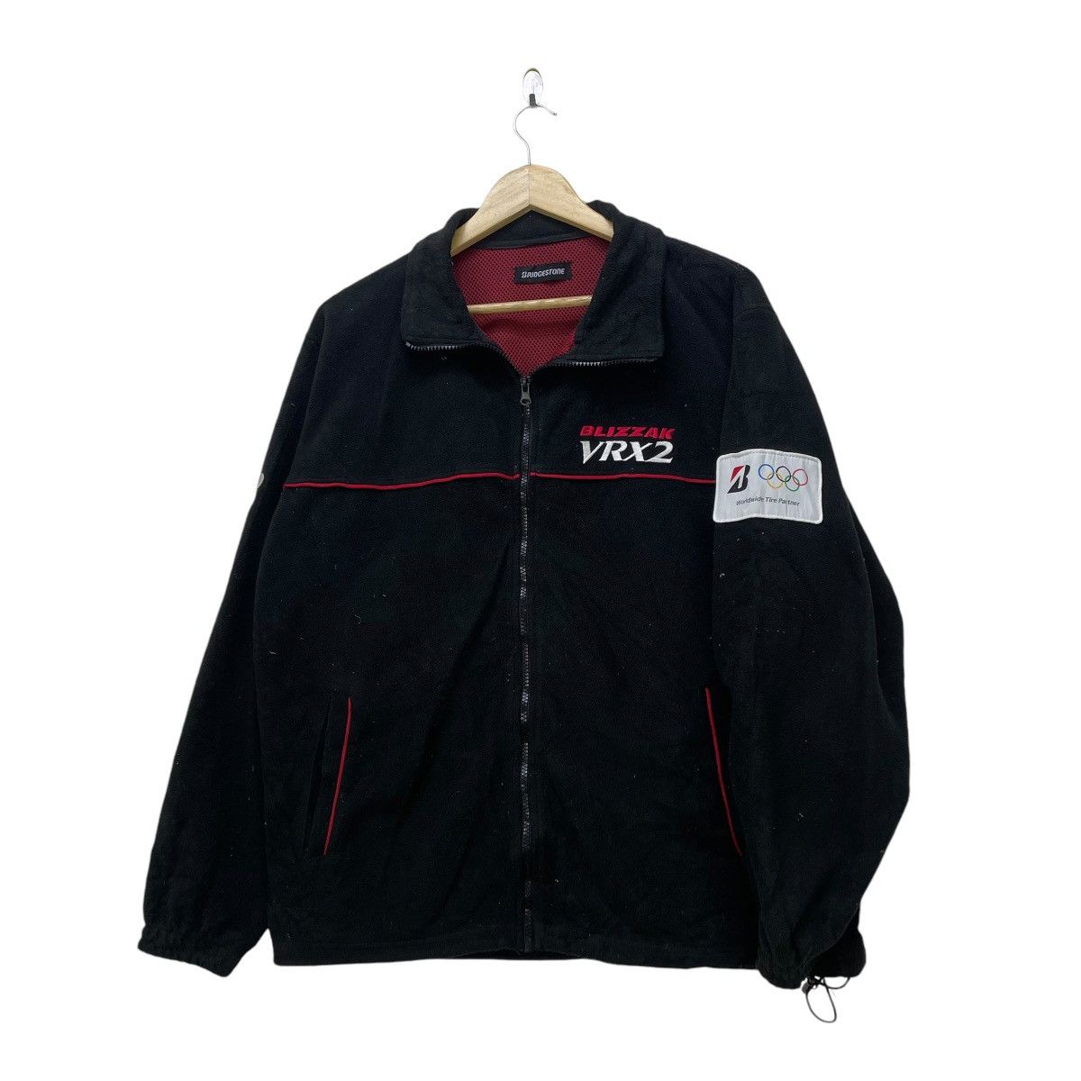 USA Olympics 💥Racing Jacket Bridgestone BLIZZAK Vrx 2 Jacket Size US M / EU 48-50 / 2 - 2 Thumbnail