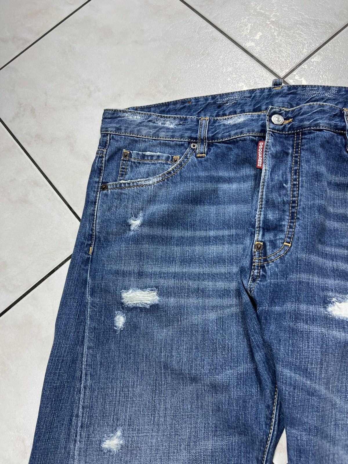 Dsquared2 Dsquared2 rider jeans ripped distressed denim pants washed Size US 36 / EU 52 - 7 Thumbnail
