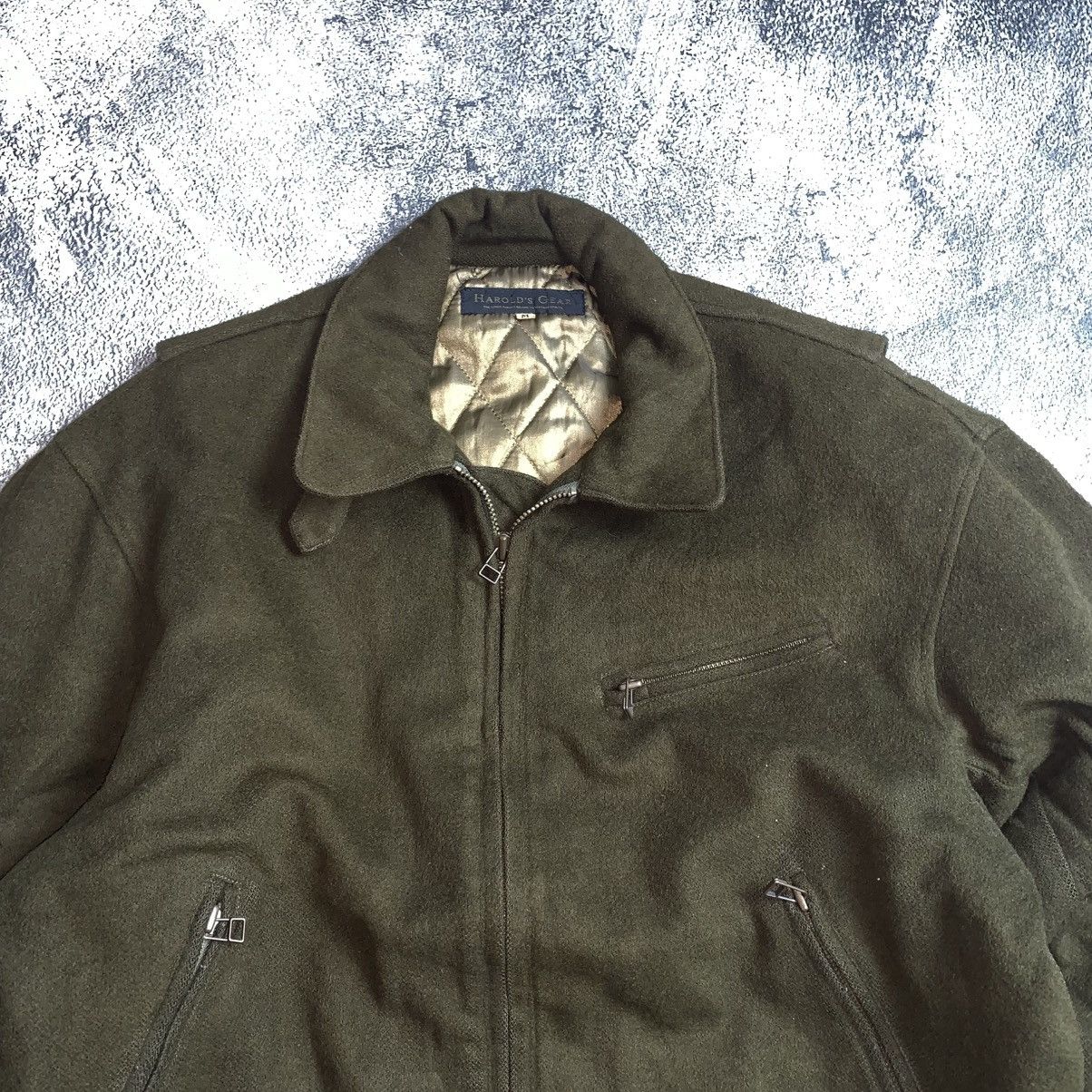 Designer × Japanese Brand × Vintage Harold’s Gear Biker Wool Jacket Size US M / EU 48-50 / 2 - 2 Thumbnail