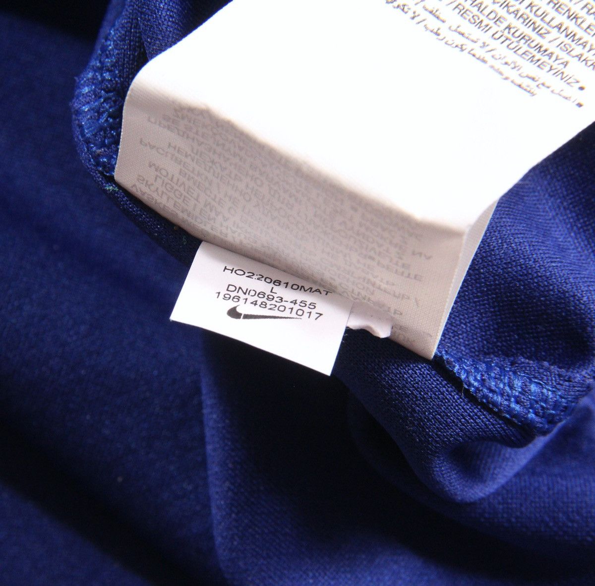 Nike Nike x Netherlands Team Soccer Football Jersey Shirt Blue L Size US L / EU 52-54 / 3 - 8 Thumbnail