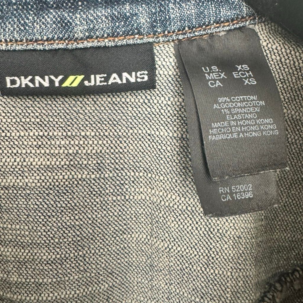 DKNY DKNY Jeans Classic Denim Jacket XS Size XS / US 0-2 / IT 36-38 - 4 Thumbnail