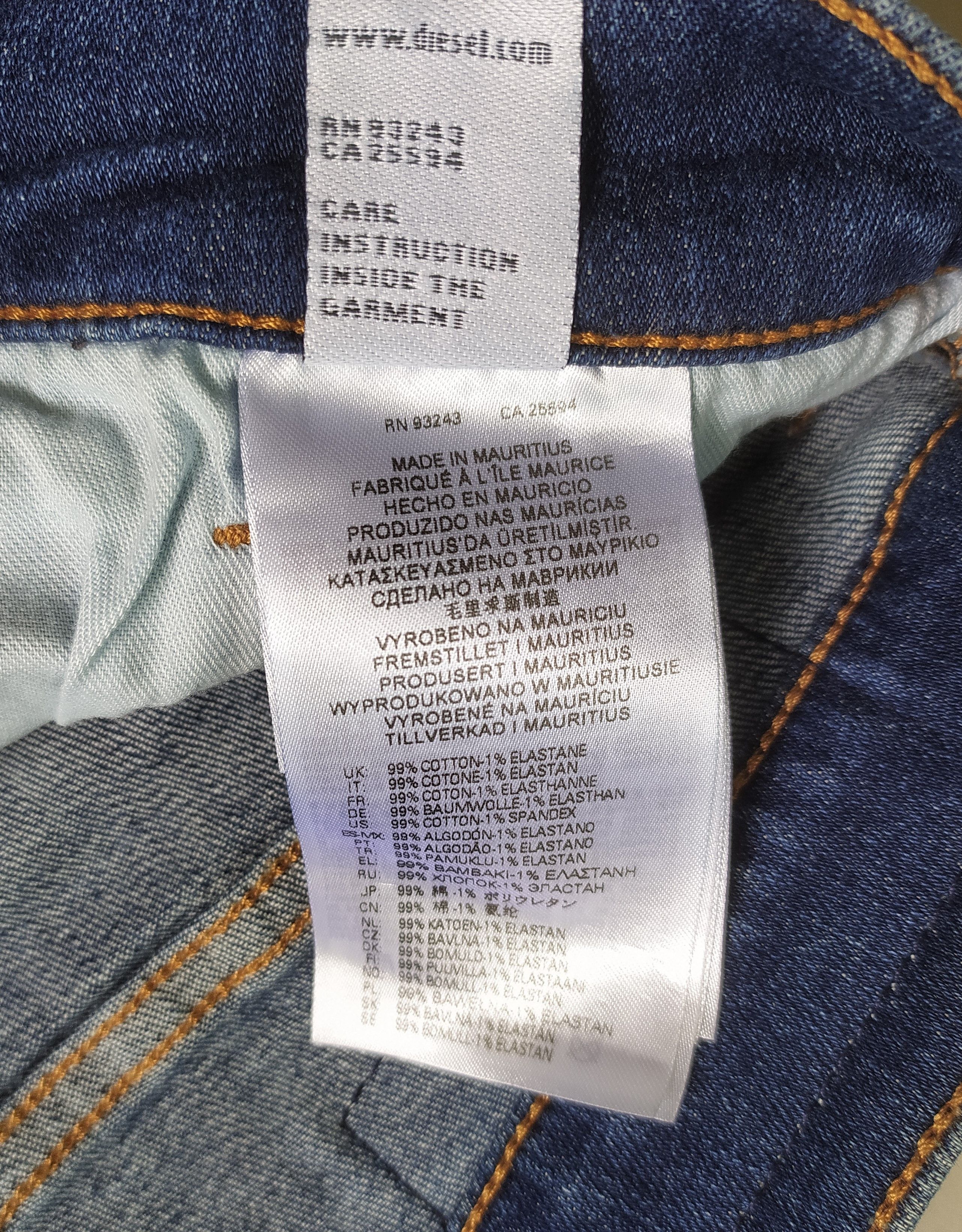 Diesel D-MIHTRY-0GDAN Men's Jeans Free Shipping T/ 9852