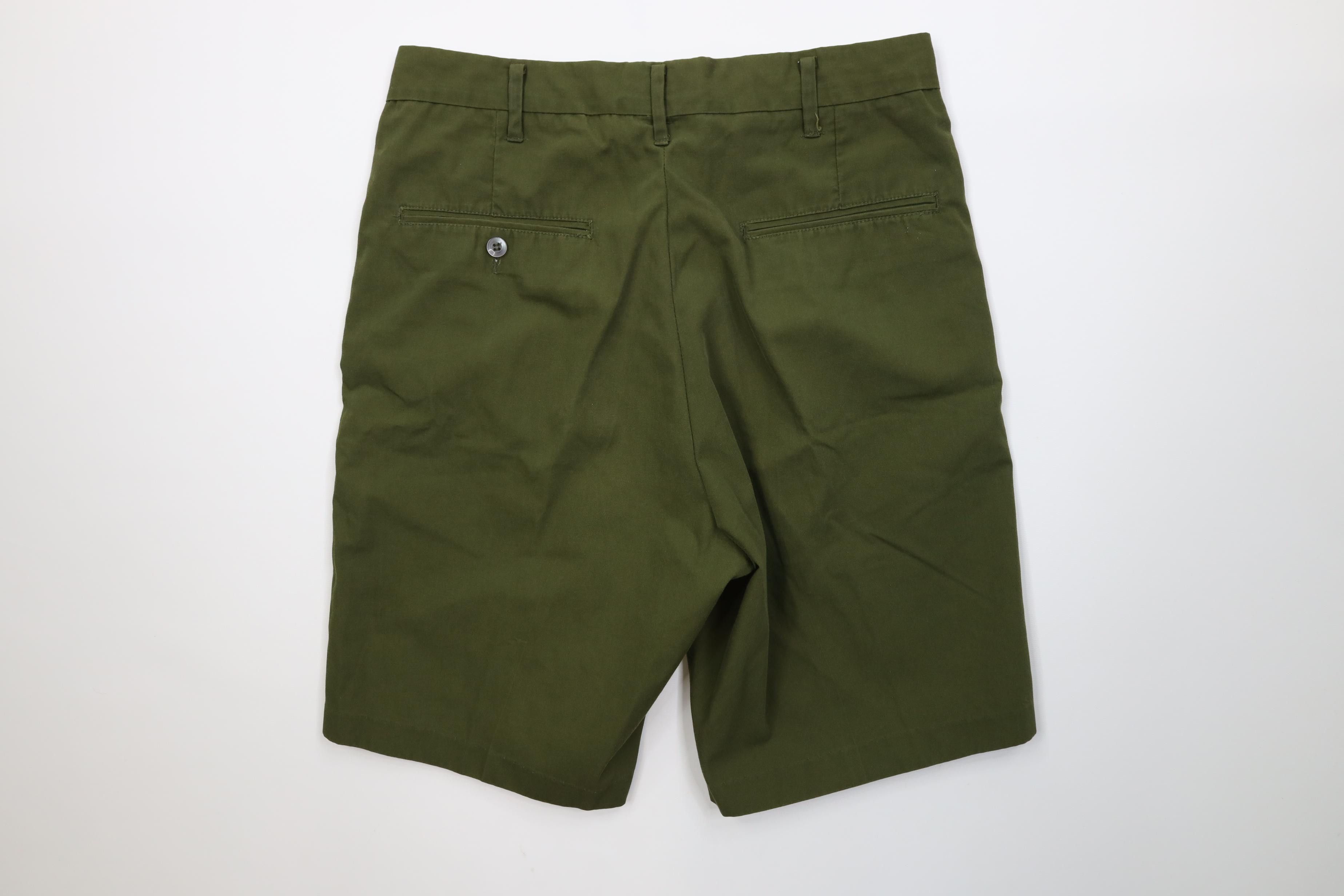 Vintage Vintage 60s 70s Streetwear Above Knee Chino Shorts Green Size US 30 / EU 46 - 8 Thumbnail