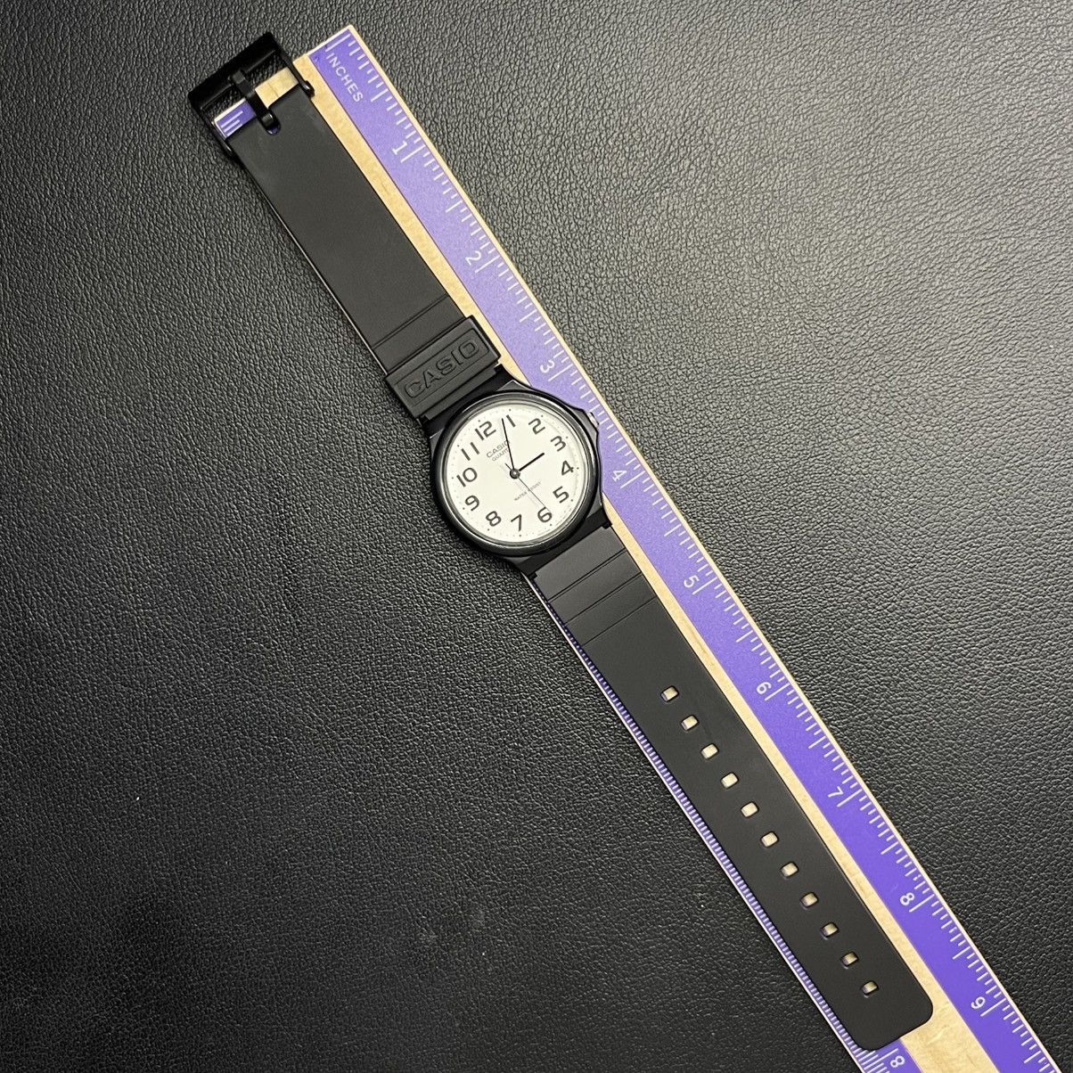 Casio × Japanese Brand Minimalist Classic Retro Casio Black Watch – Streetwear Y2K Size ONE SIZE - 8 Thumbnail