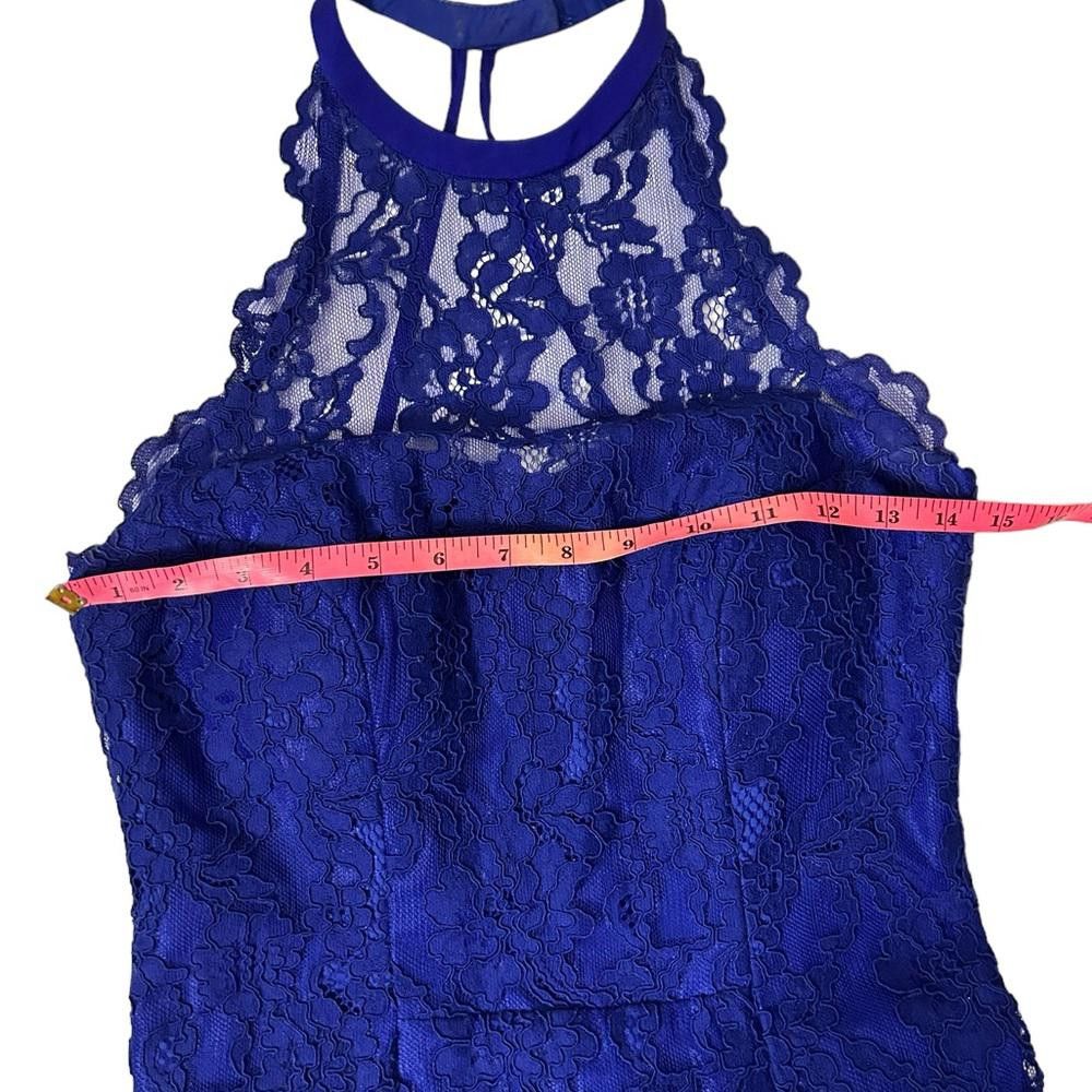 Nicole Miller Nicole Miller l Halter Lace Mermaid Gown Size 4 Size S / US 4 / IT 40 - 4 Thumbnail