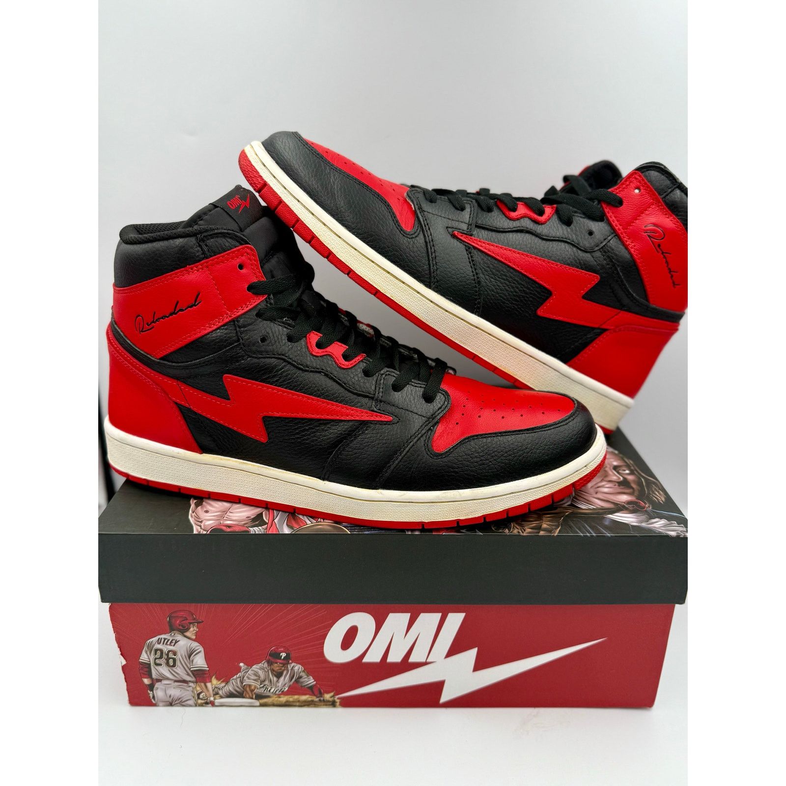 & Other Stories OMI Reloaded Air Zero Red Black “Rodman” Sz15 Size US 15 / EU 48 - 11 Thumbnail