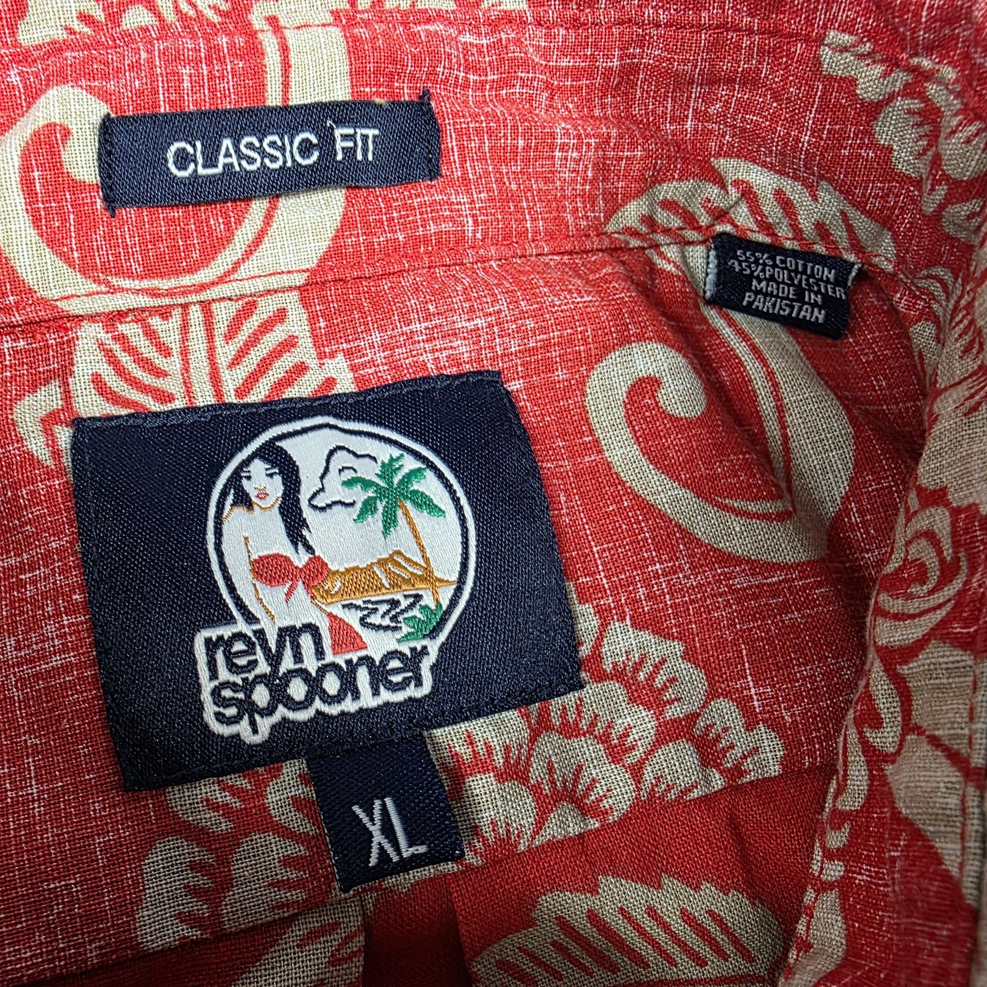 Reyn Spooner Reyn Spooner Kloth Mens Size XL Red Floral Button Front Shir Size US XL / EU 56 / 4 - 5 Thumbnail