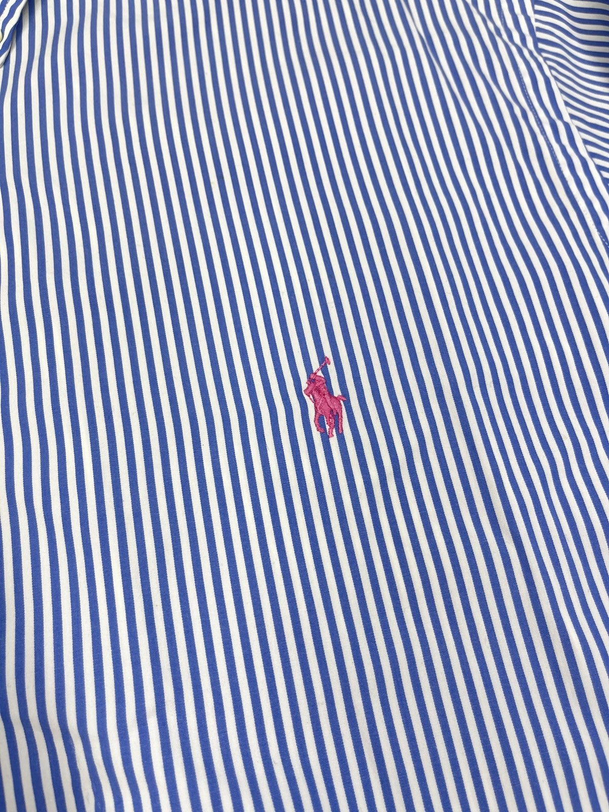 Polo Ralph Lauren Vintage Polo Ralph Lauren Striped Shirt Blue Y2K RRL Size XL Size US XL / EU 56 / 4 - 5 Thumbnail