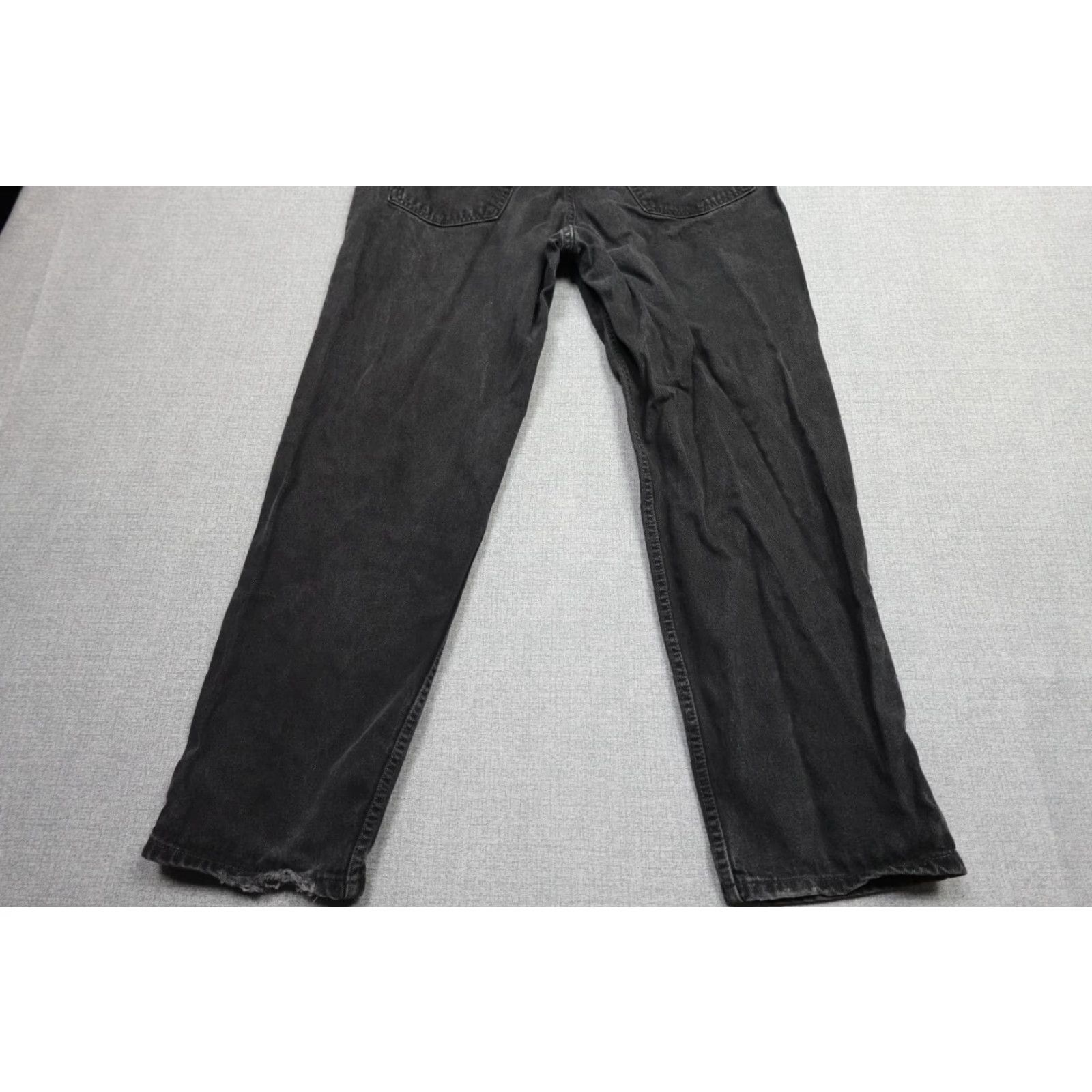 Levi's VINTAGE Levi's 550 Jeans Mens 40x32 Black Regular Fit Western Cowboy Rancher Denim 5-Pocket Pattern Solid Distressed Zip Fly Size US 40 / EU 56 - 6 Thumbnail